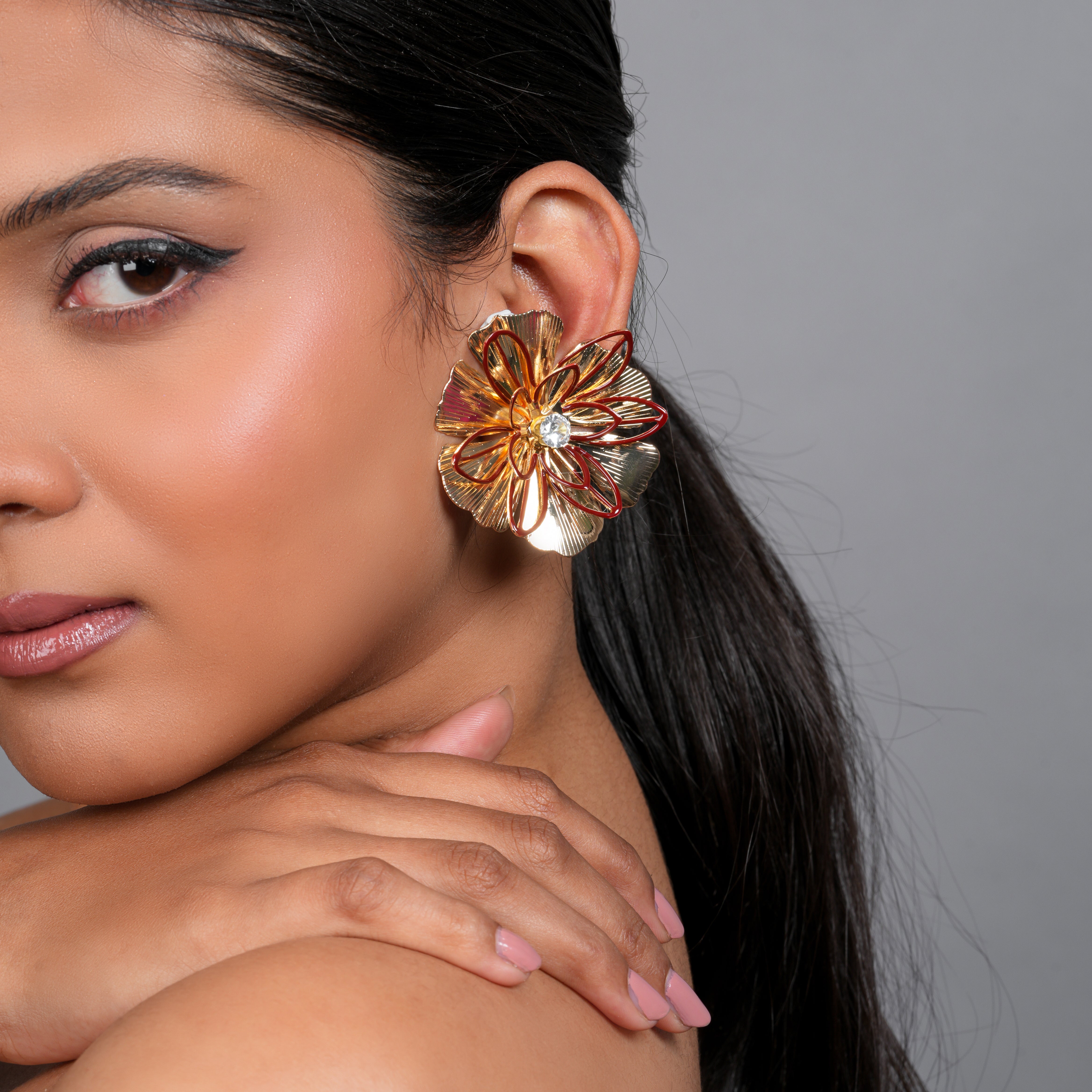 Fleur Noire Earrings