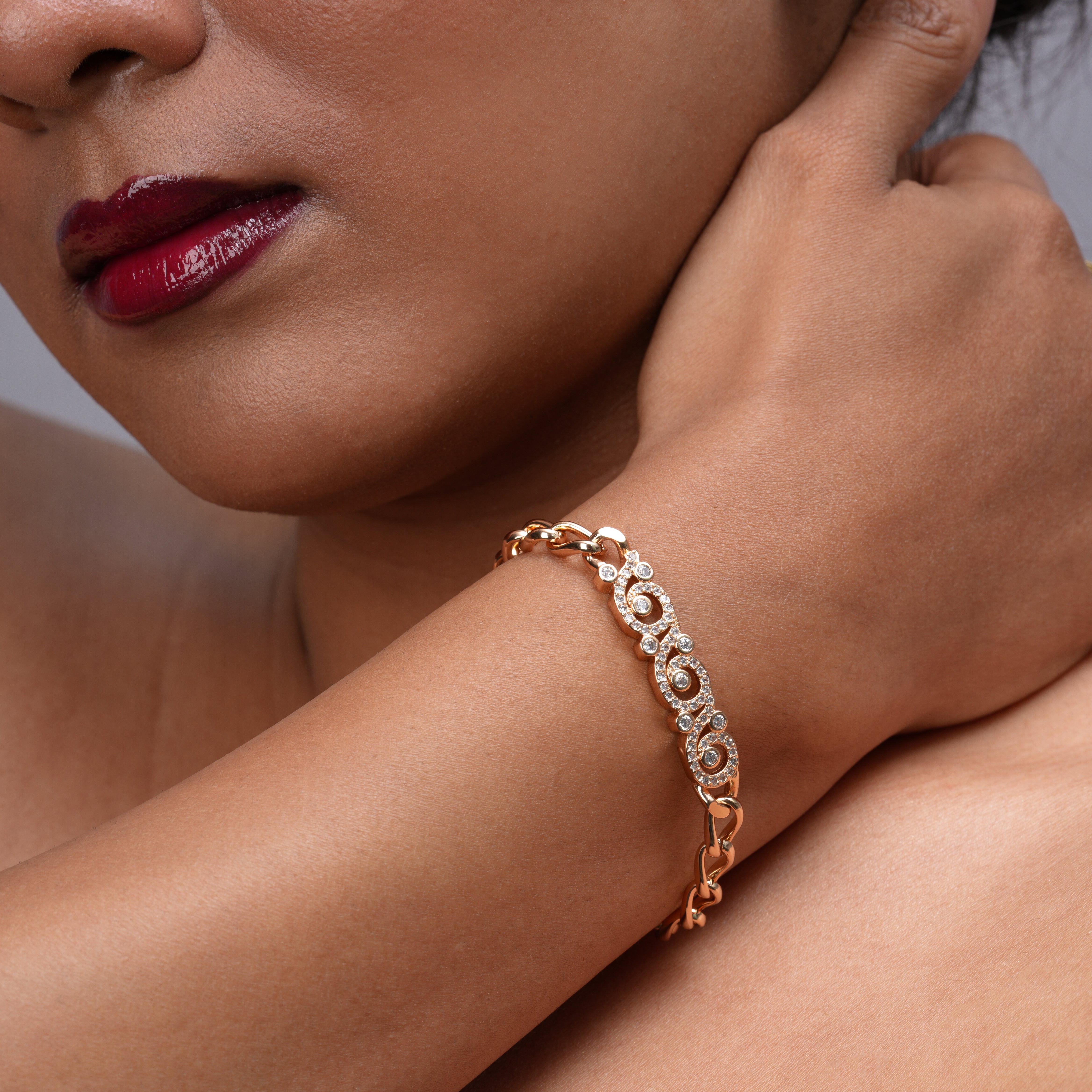 Rosetide Link Bracelet