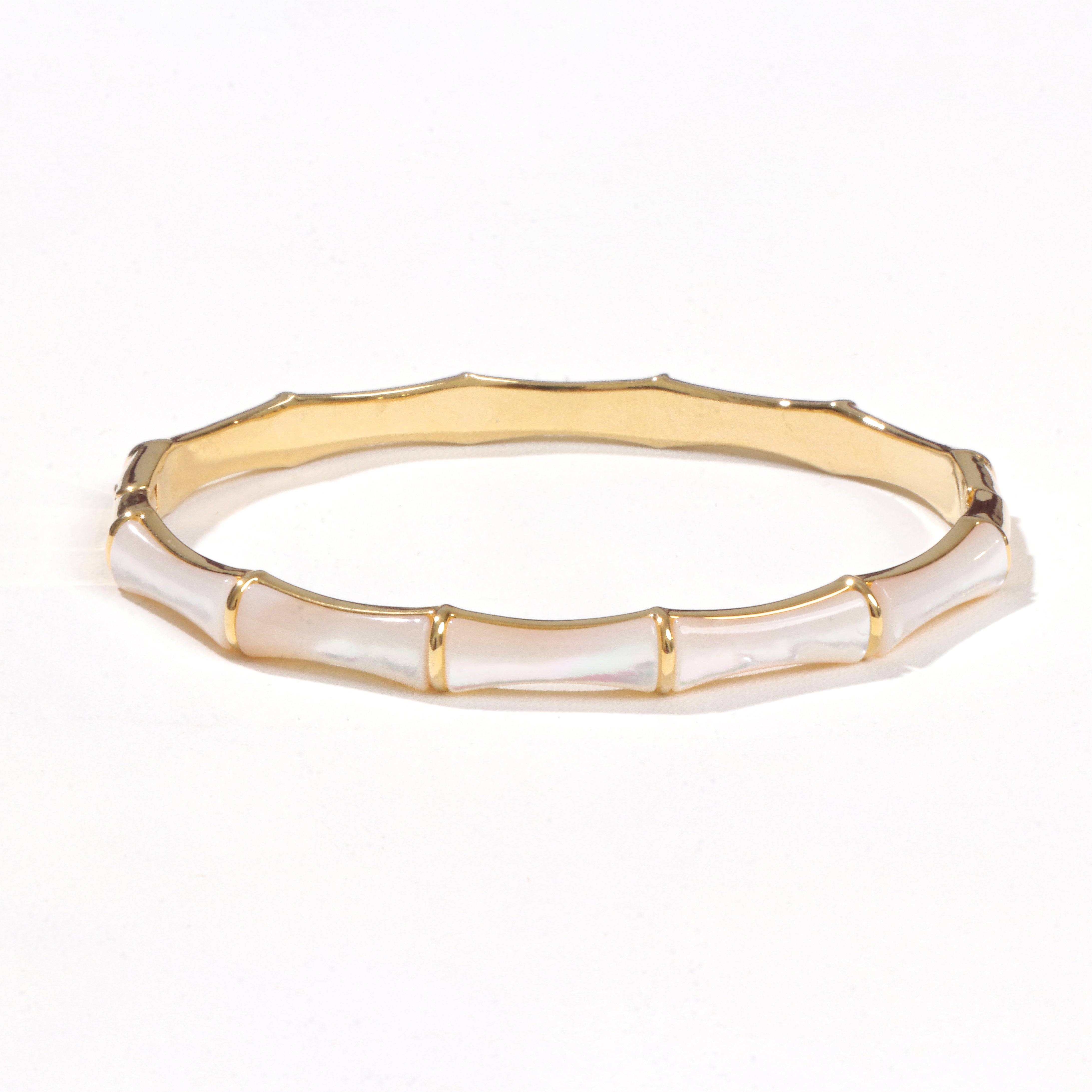 Pearl Bamboo Bangle