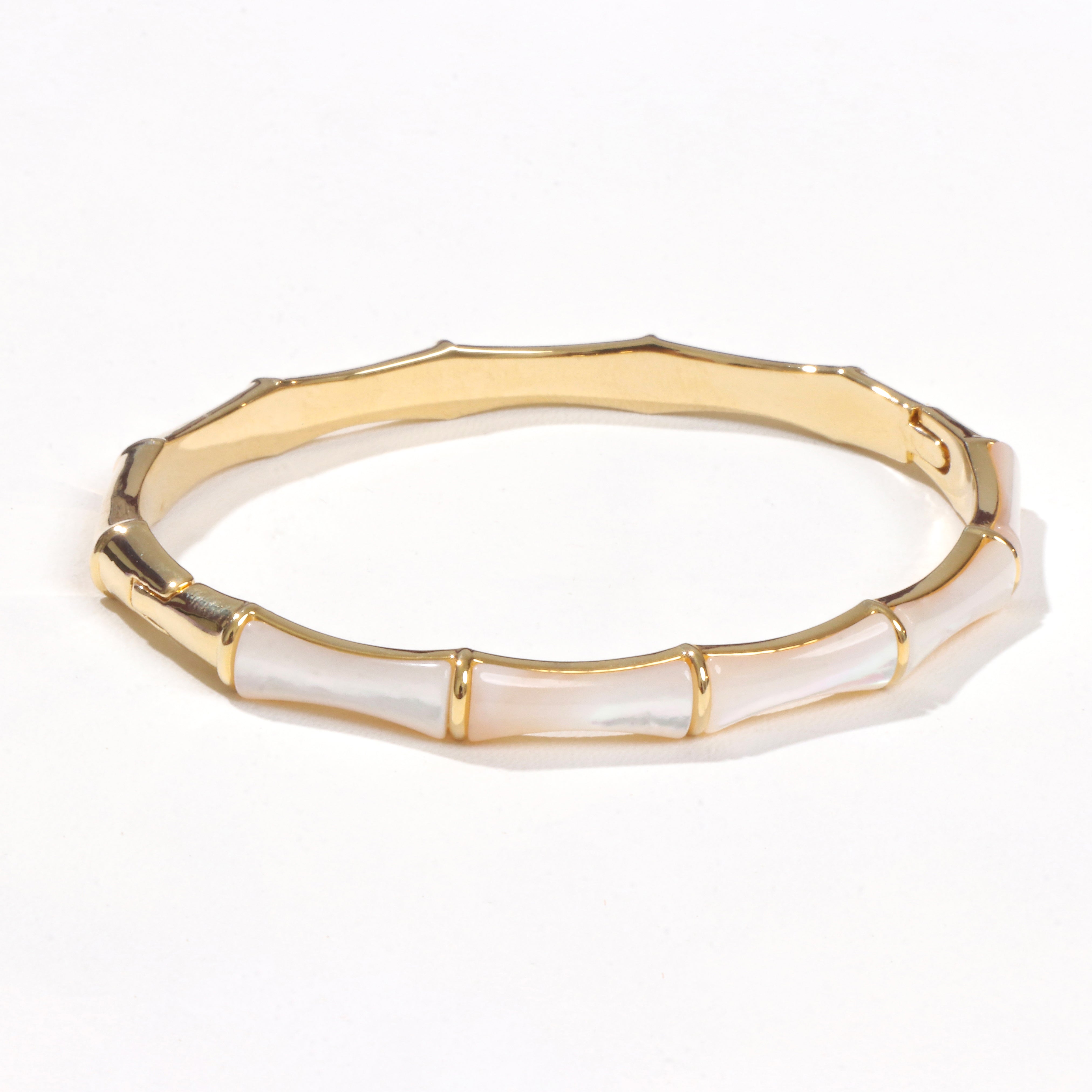 Pearl Bamboo Bangle