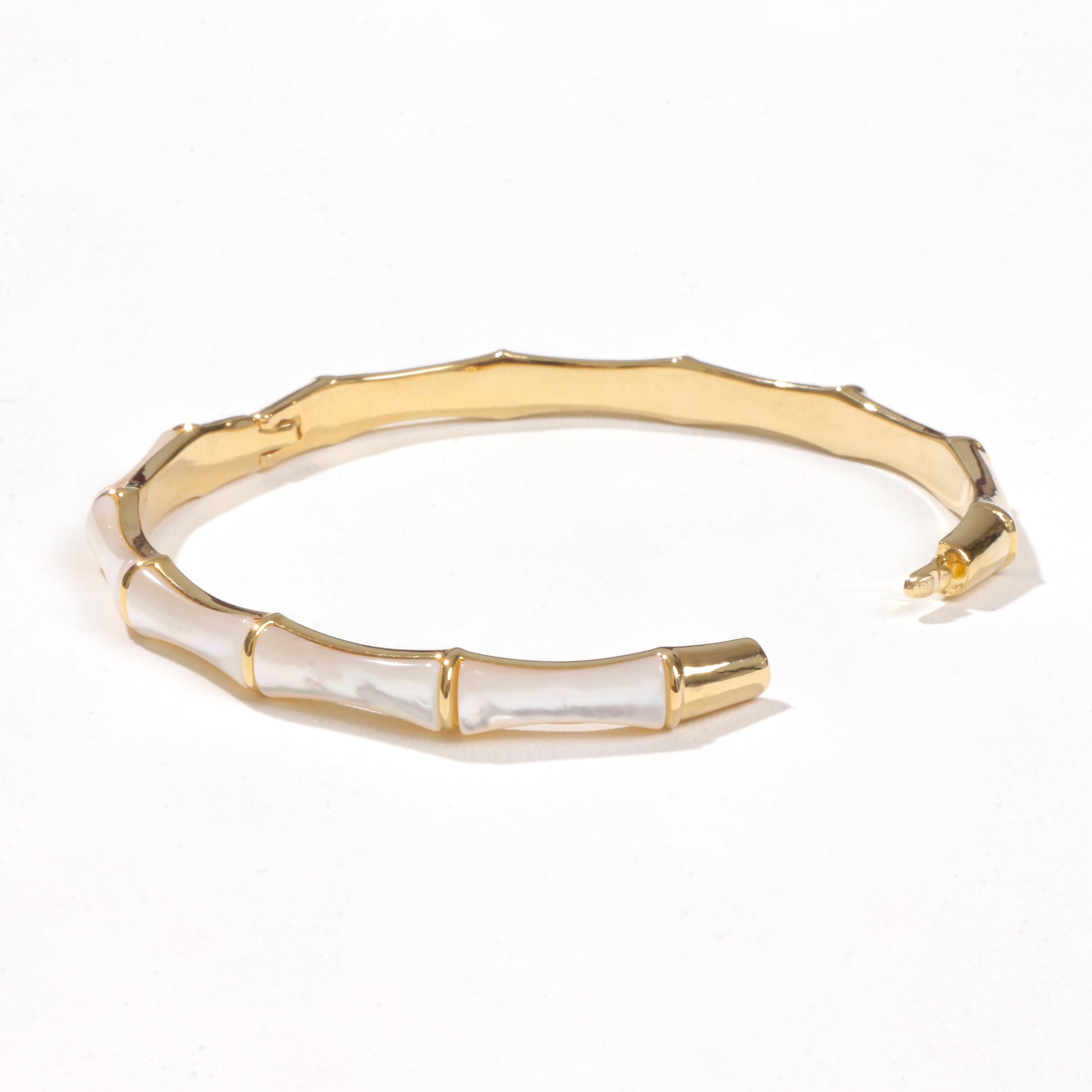 Pearl Bamboo Bangle