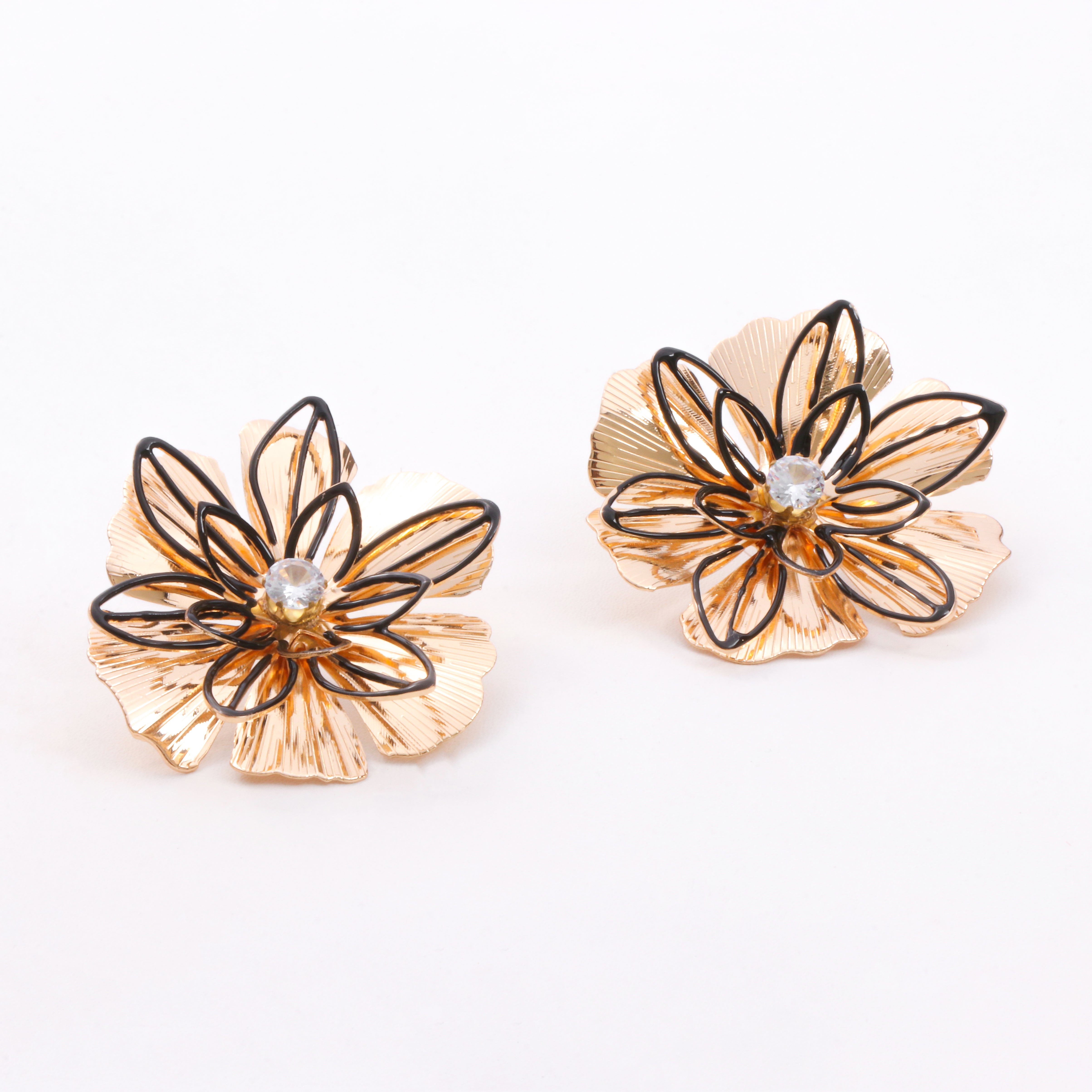 Fleur Noire Earrings