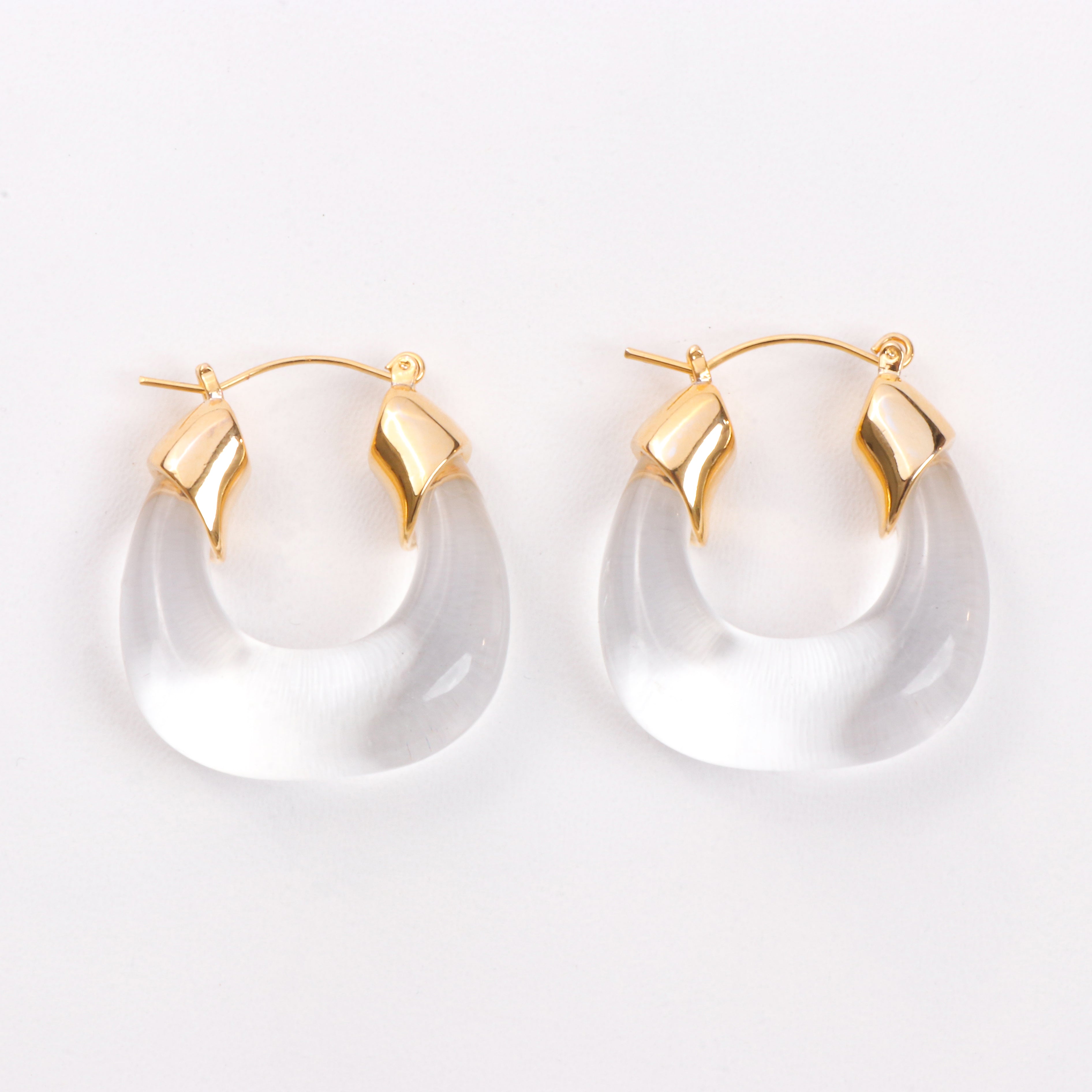 Crystal Hoop Eclipse Earrings