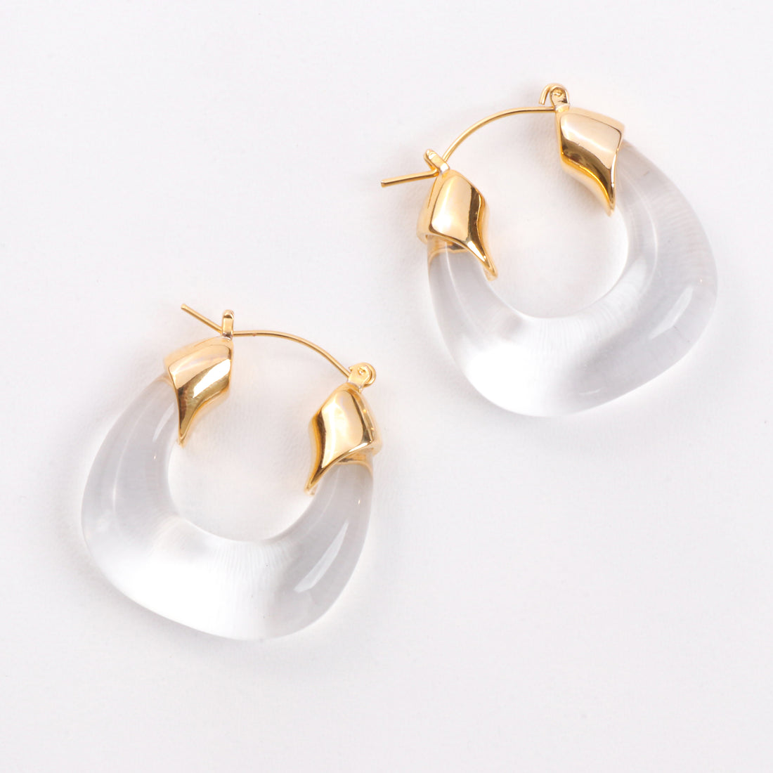 Crystal Hoop Eclipse Earrings