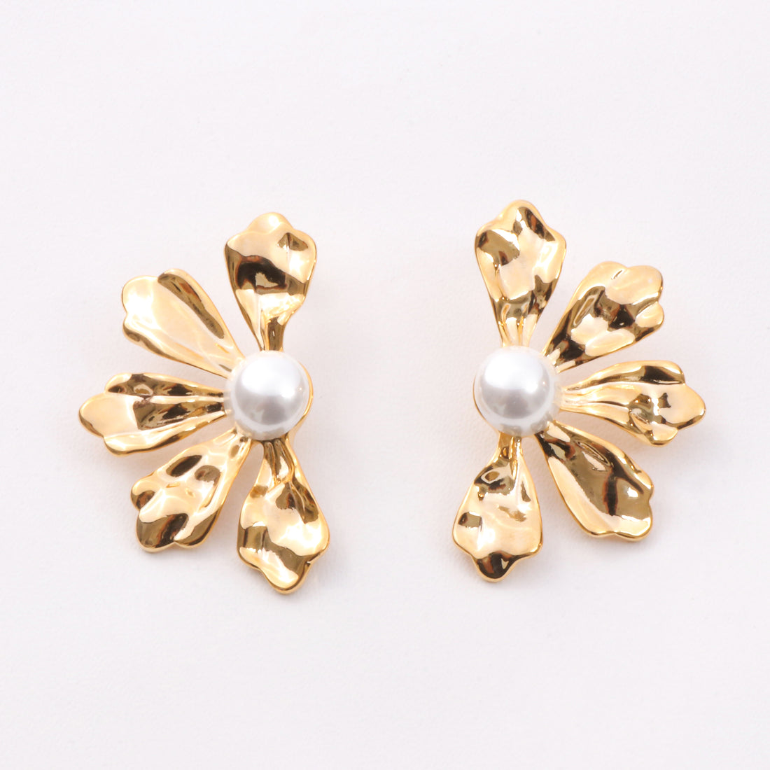 Golden Petalburst Earrings