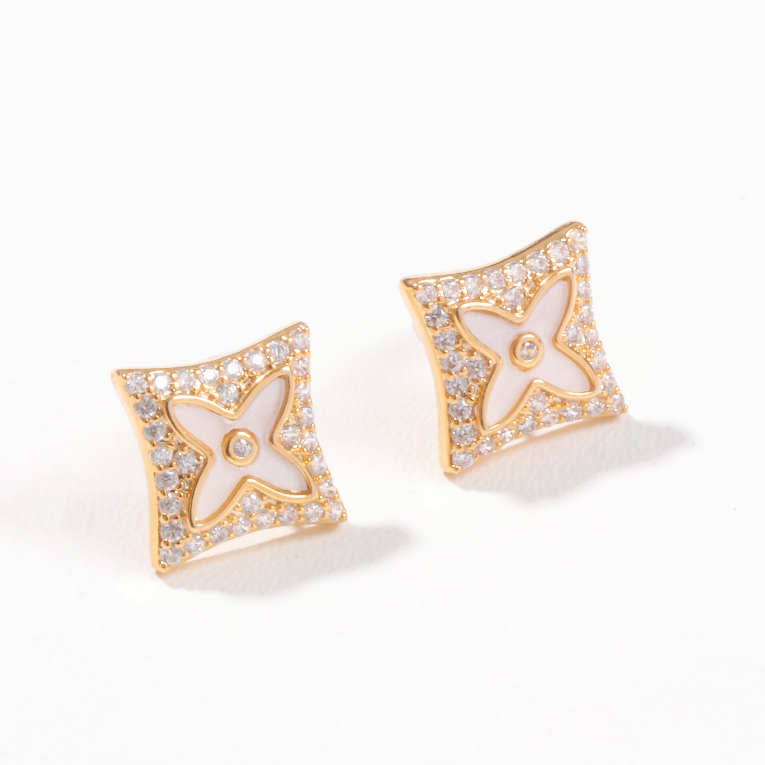 Petal Prism Studs Earrings