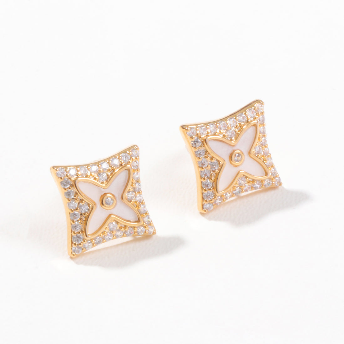 Petal Prism Studs Earrings