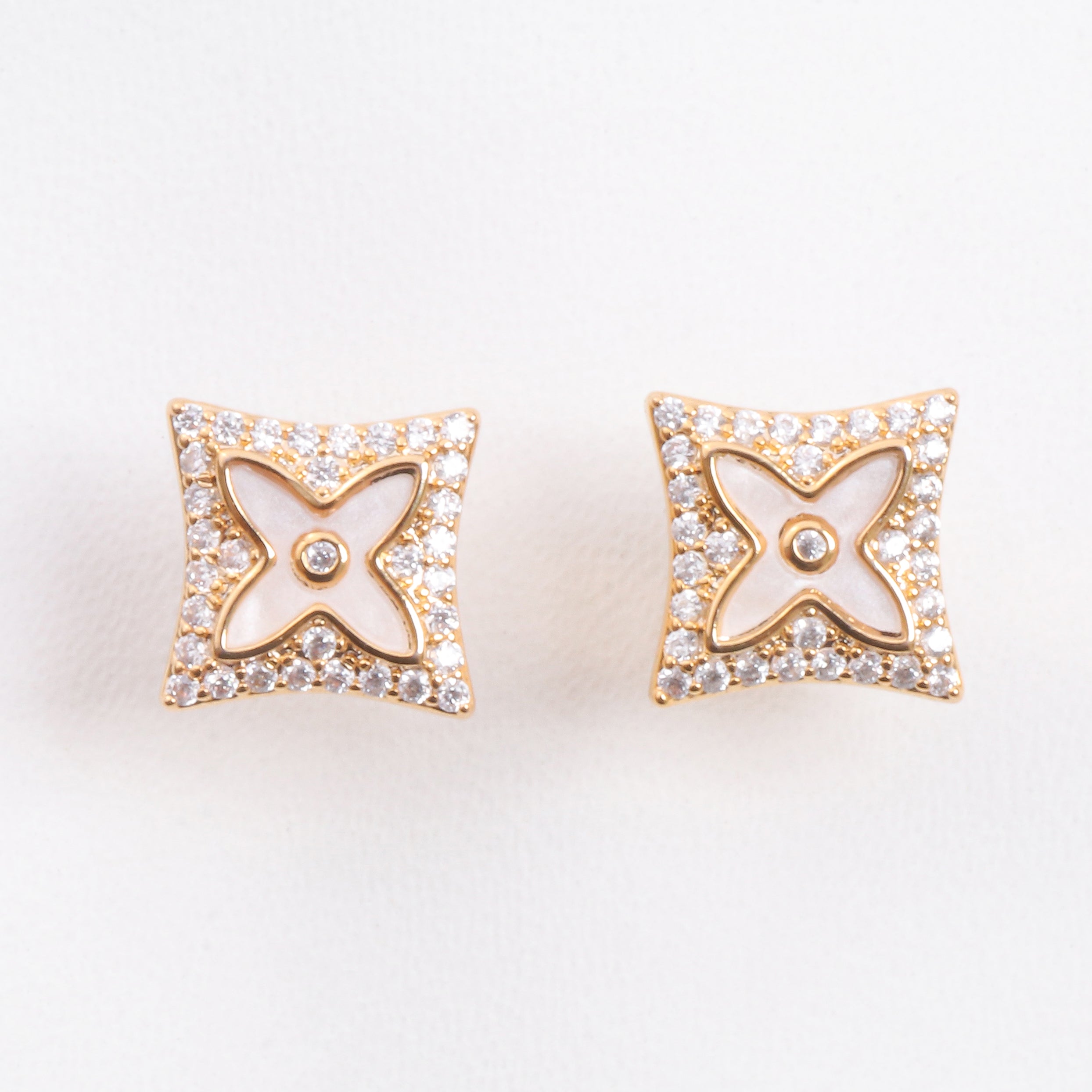 Petal Prism Studs Earrings