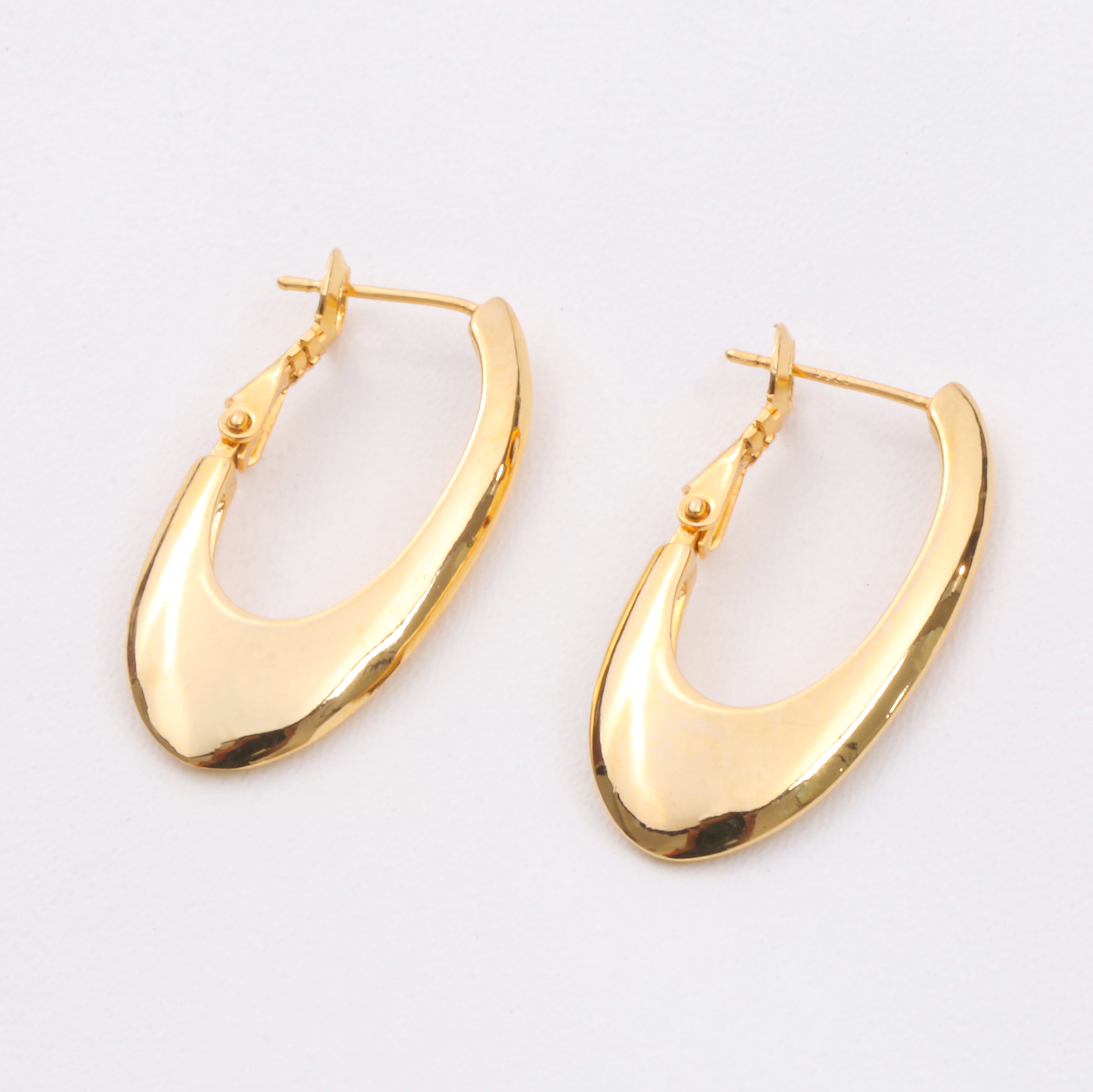 CAELII Sleekdrop Hoops Earrings