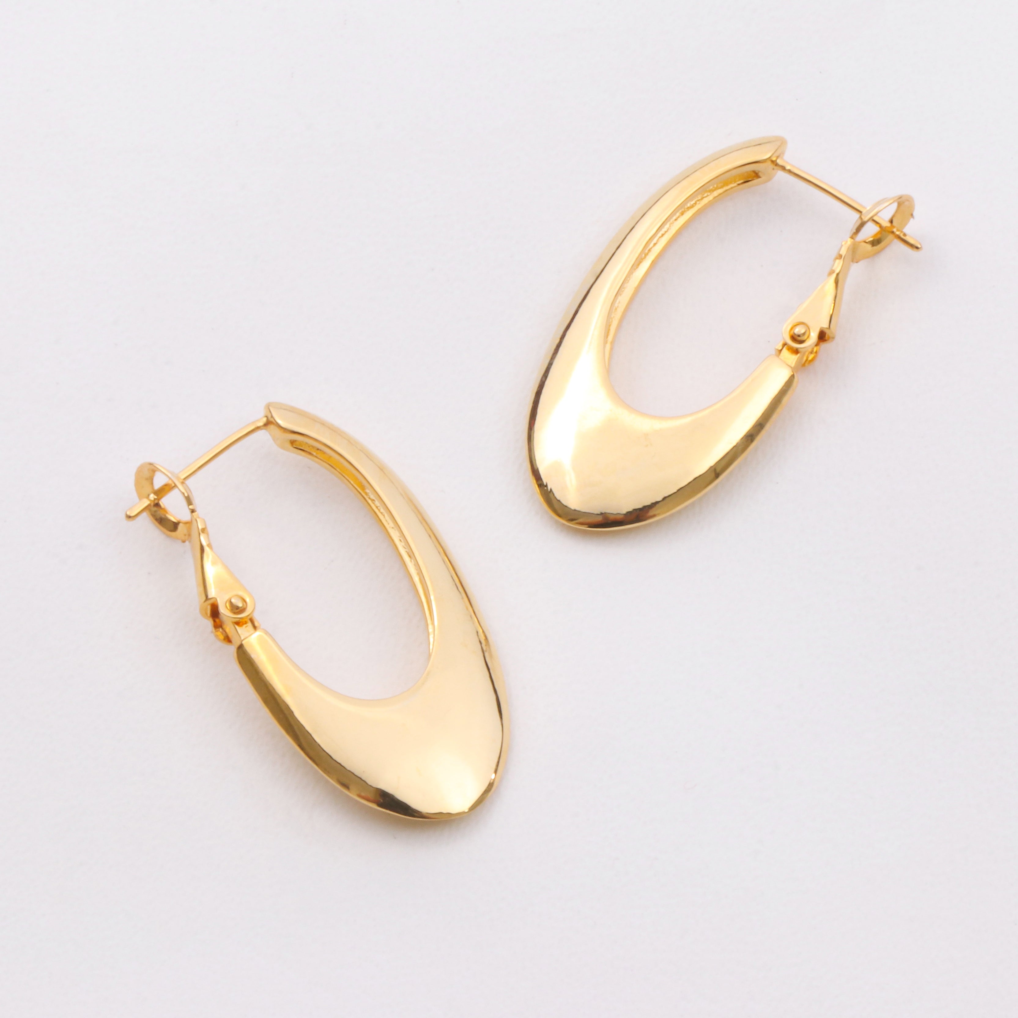 CAELII Sleekdrop Hoops Earrings