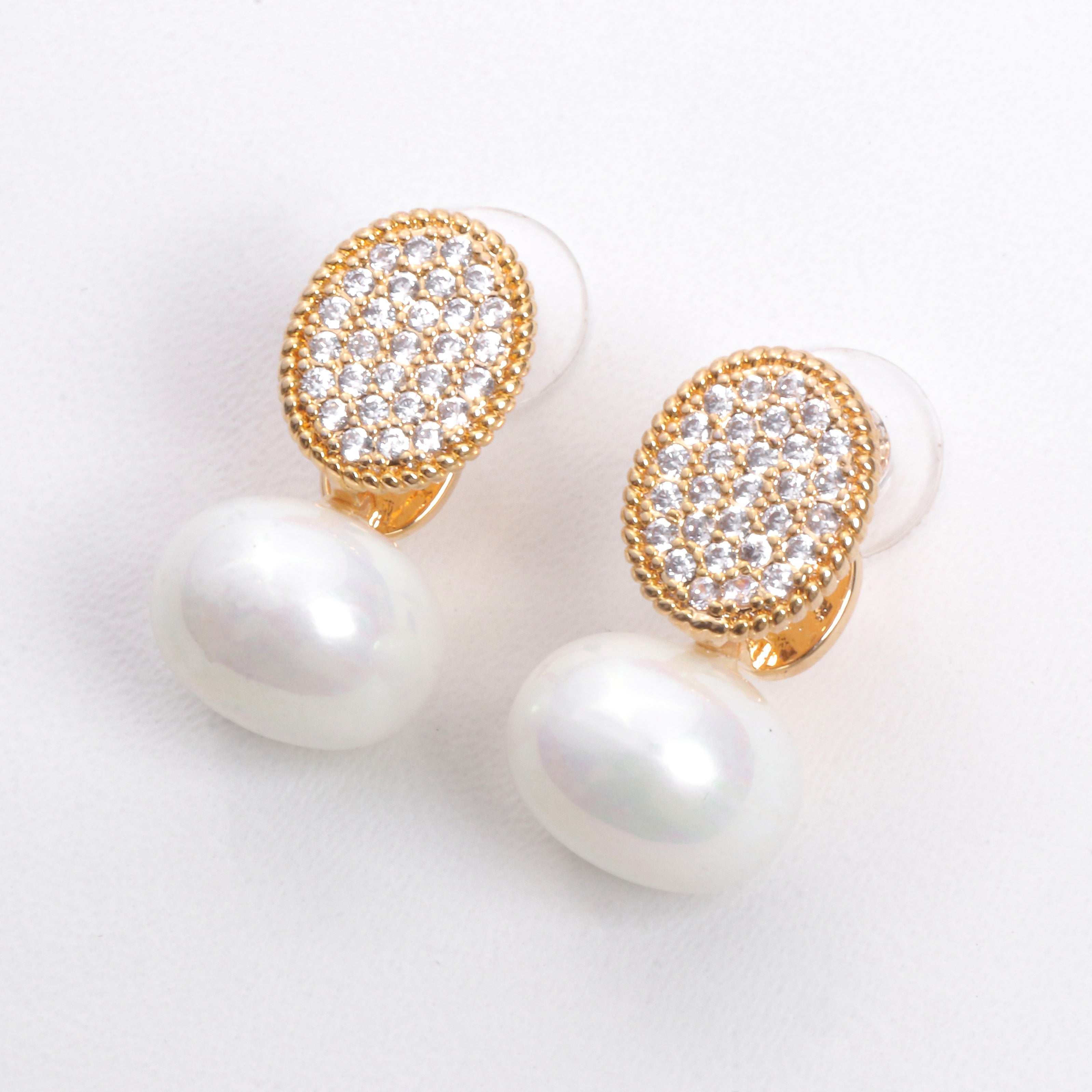 Elara Pearl Drop Earrings