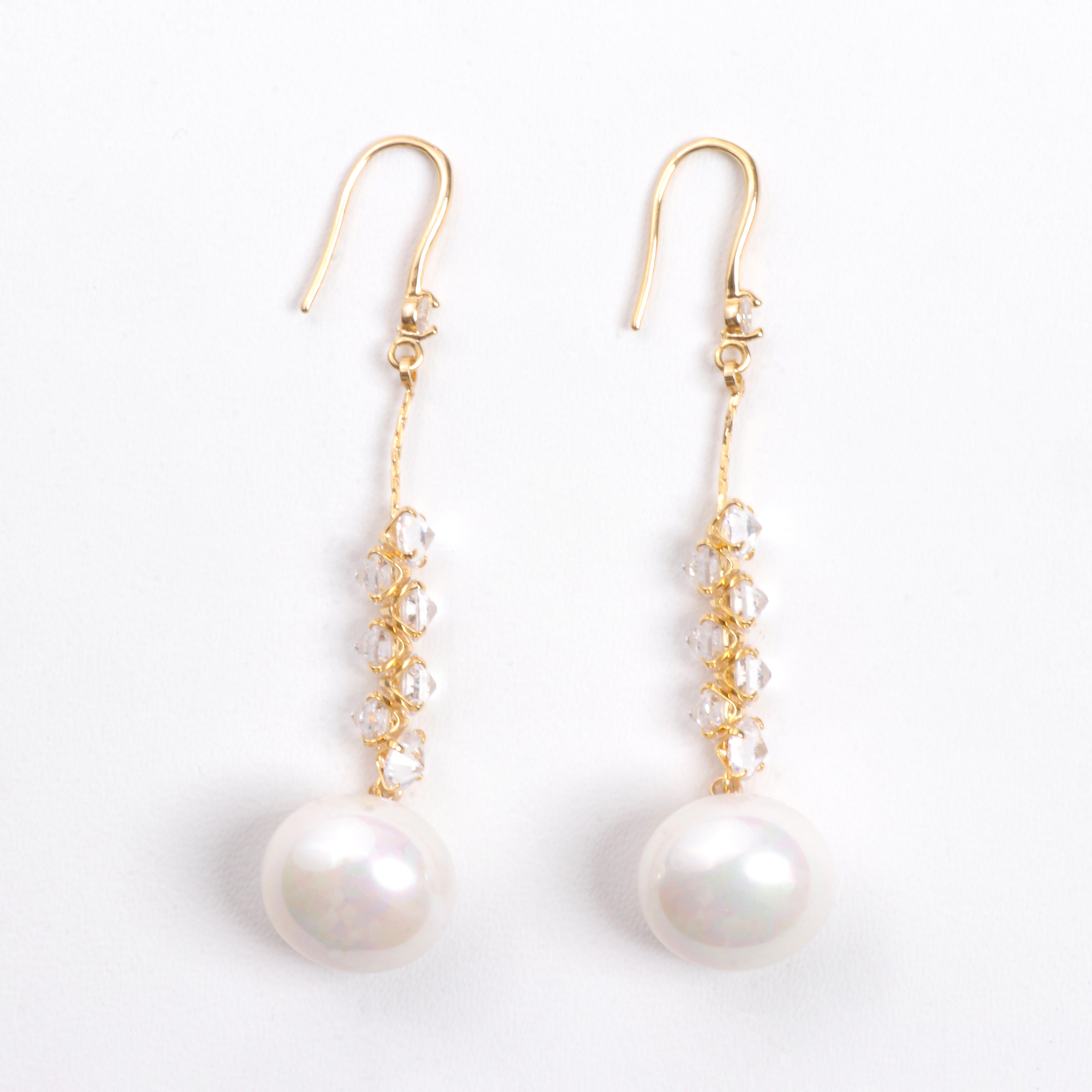 Moonbeam Pearl Drops Earrings