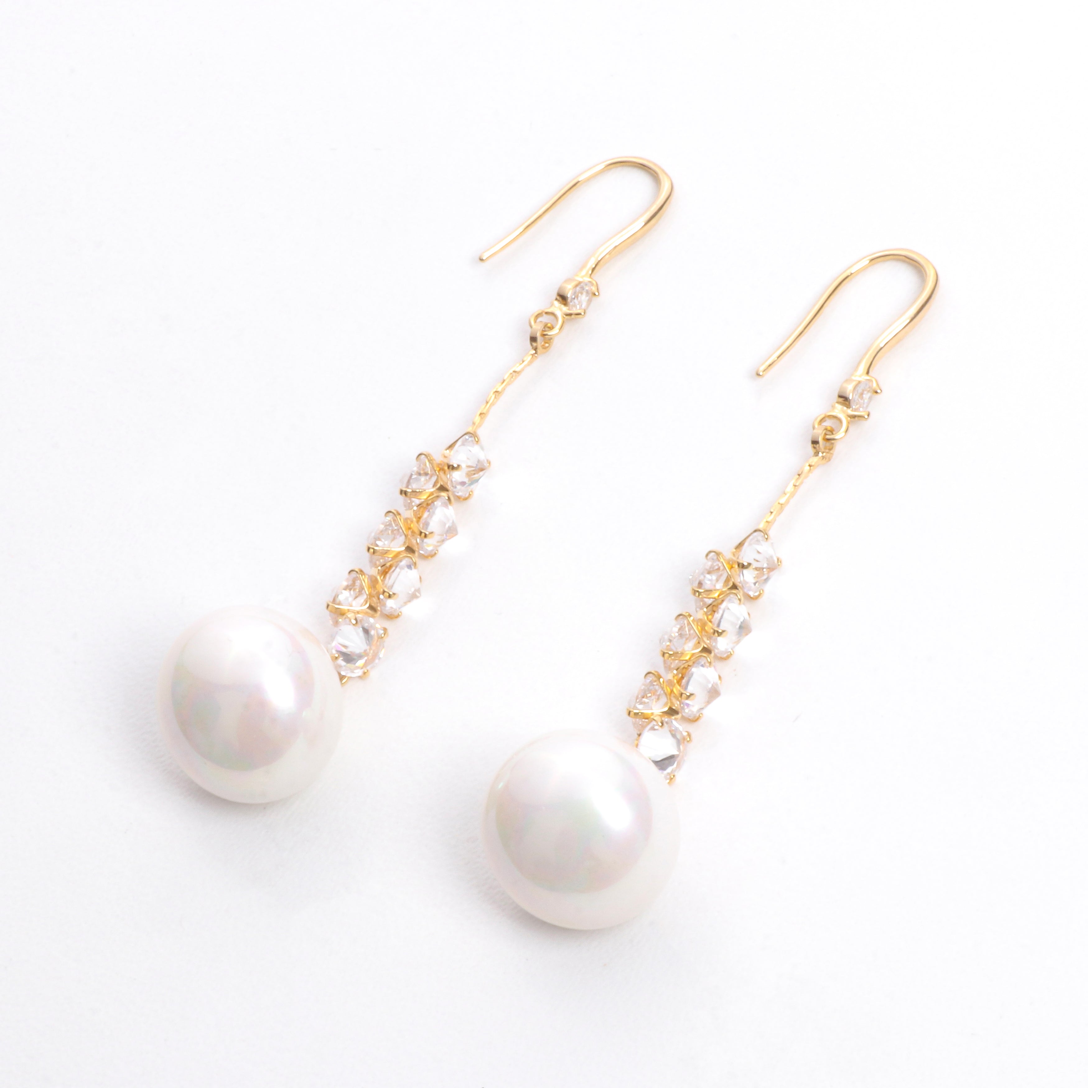 Moonbeam Pearl Drops Earrings