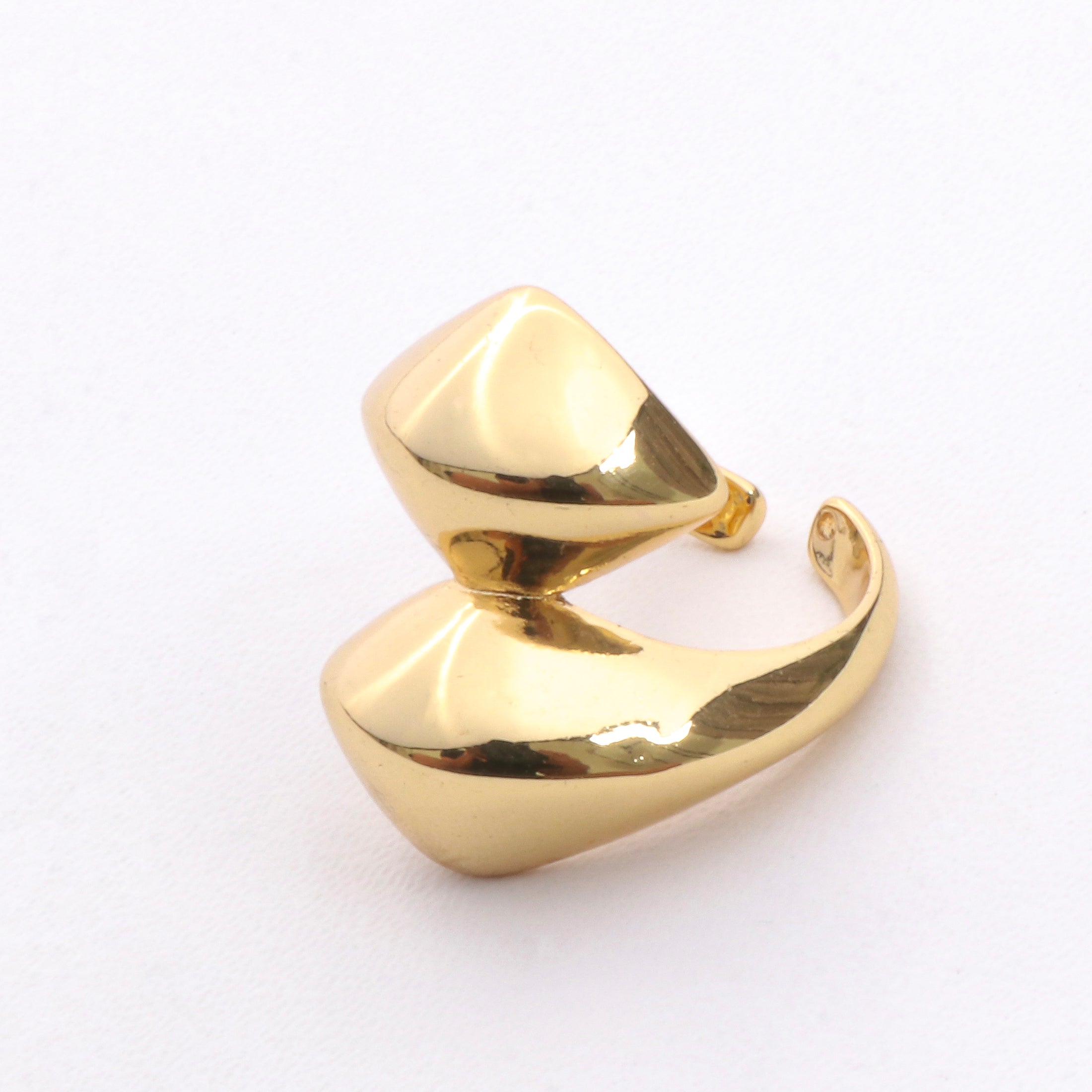 Bold Wave Statement Ring