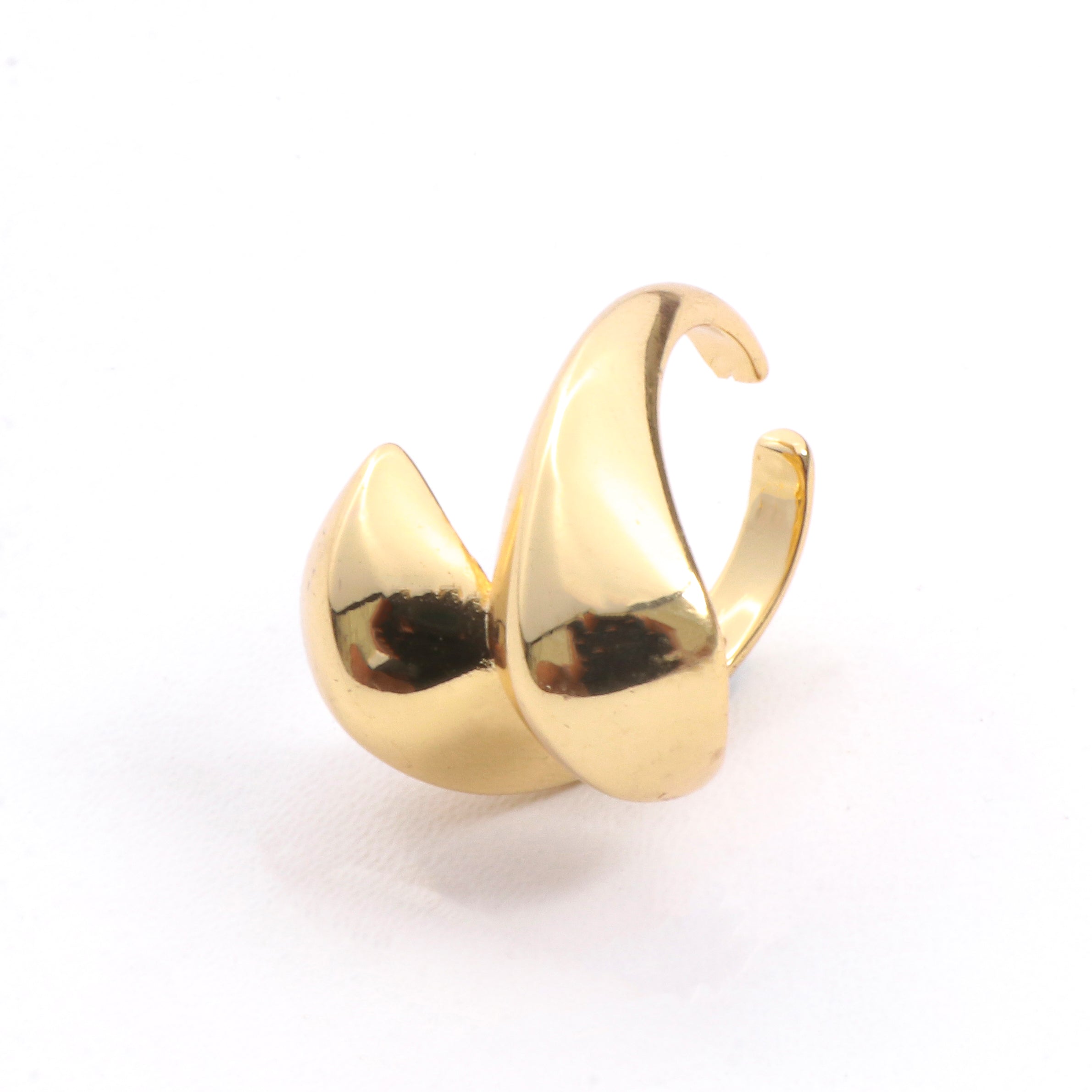 Bold Wave Statement Ring
