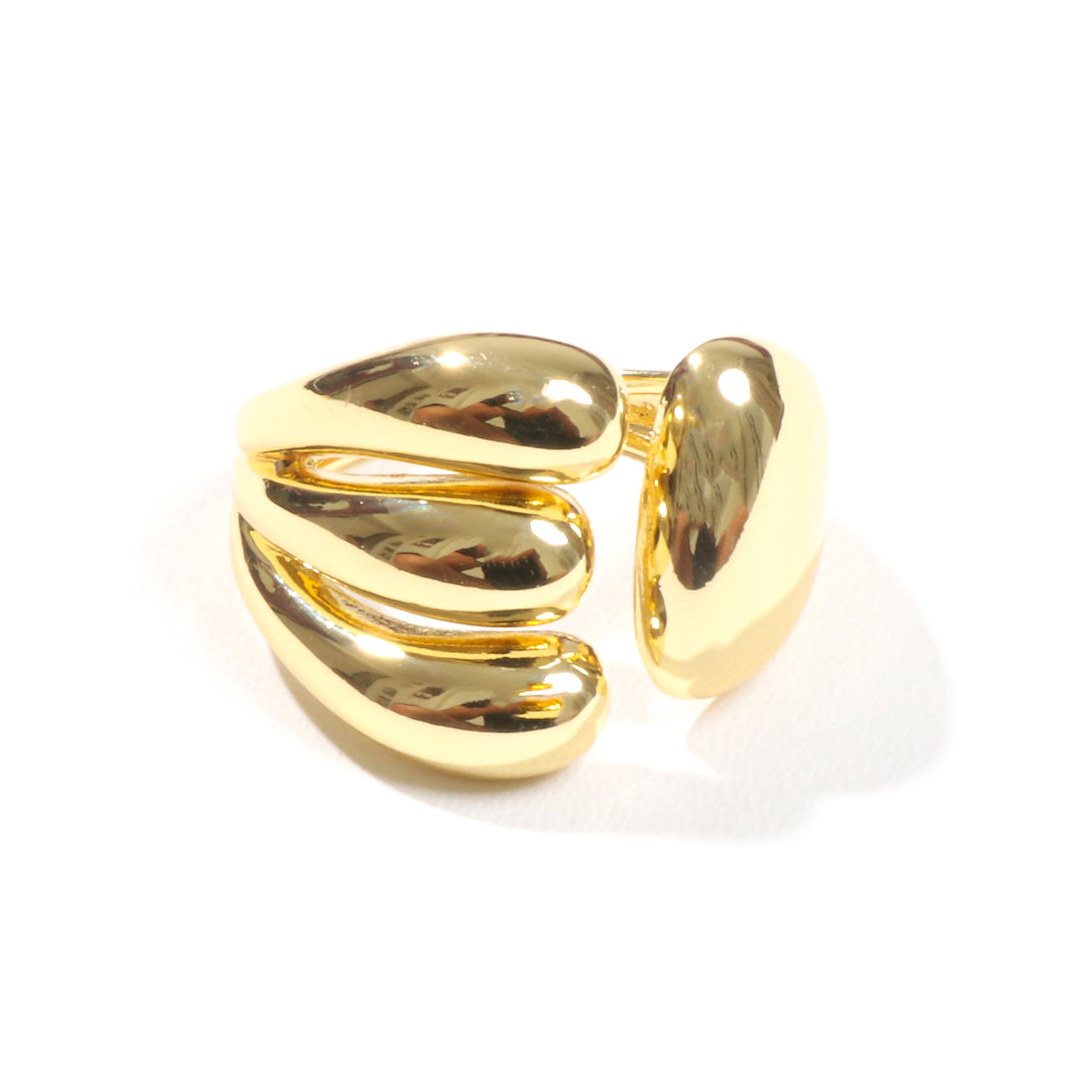Gilded Wave Ring