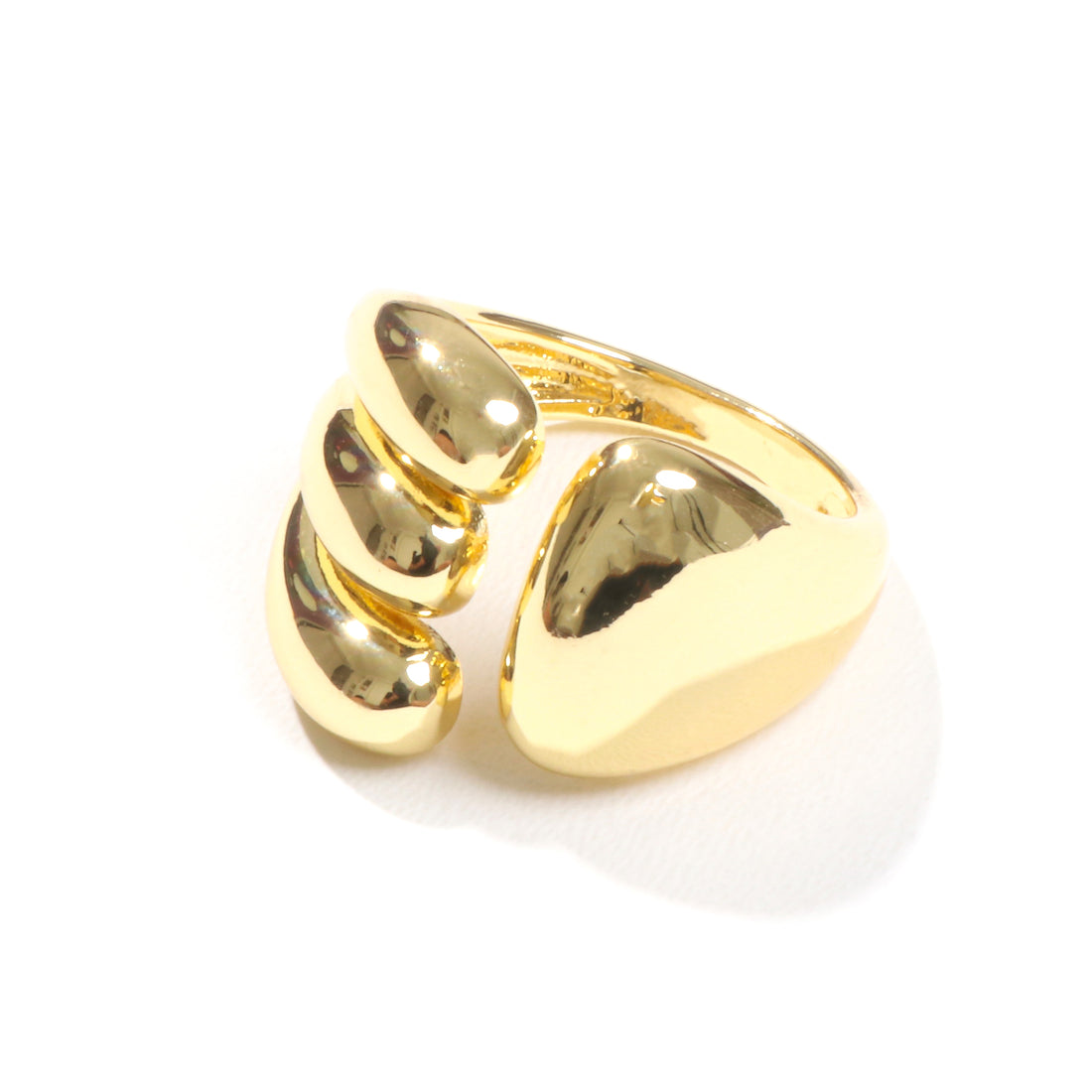 Gilded Wave Ring