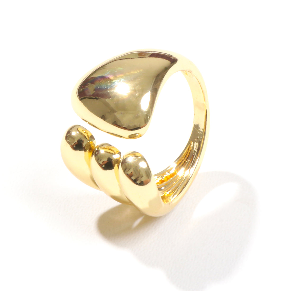 Gilded Wave Ring
