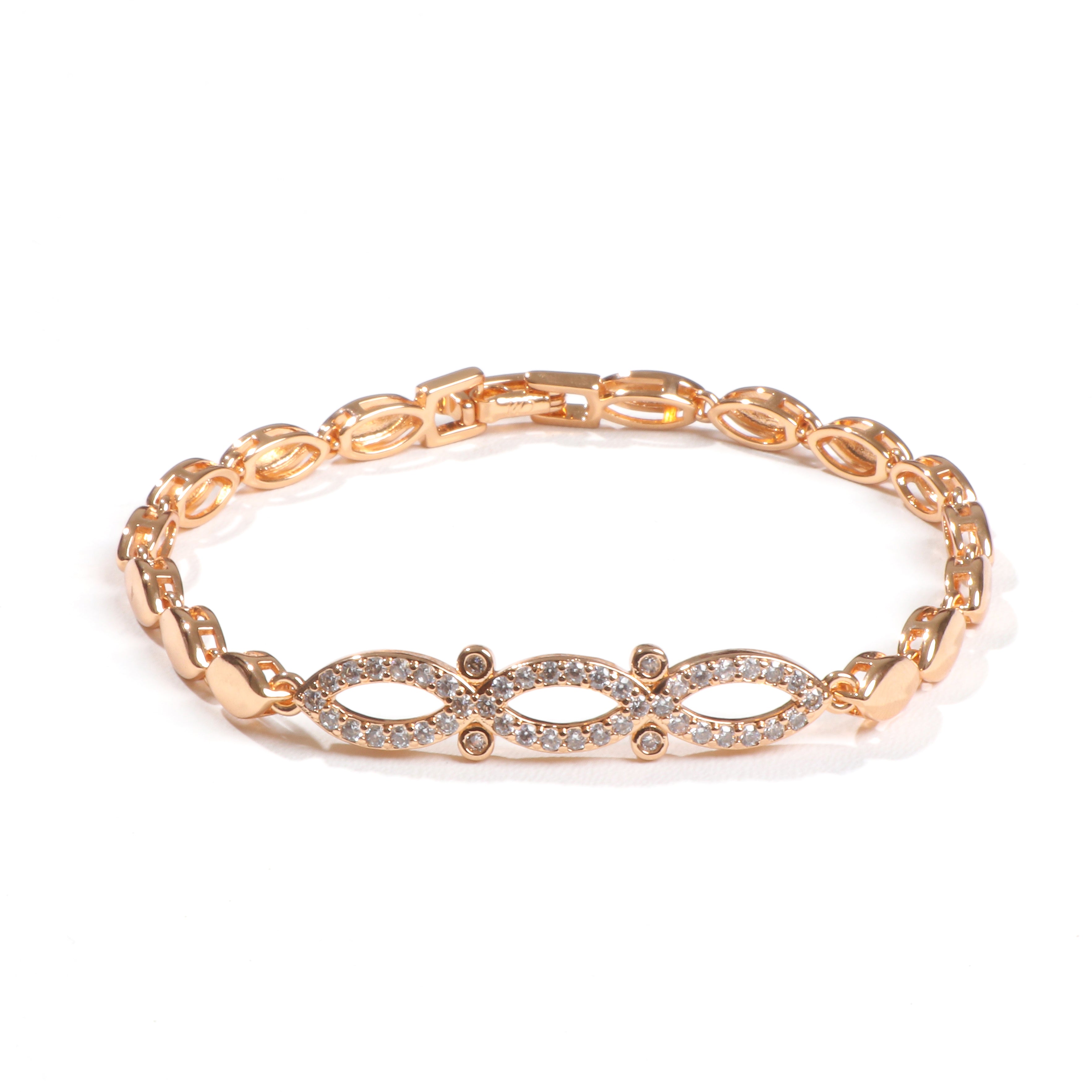Rose Gold Infinity Bracelet