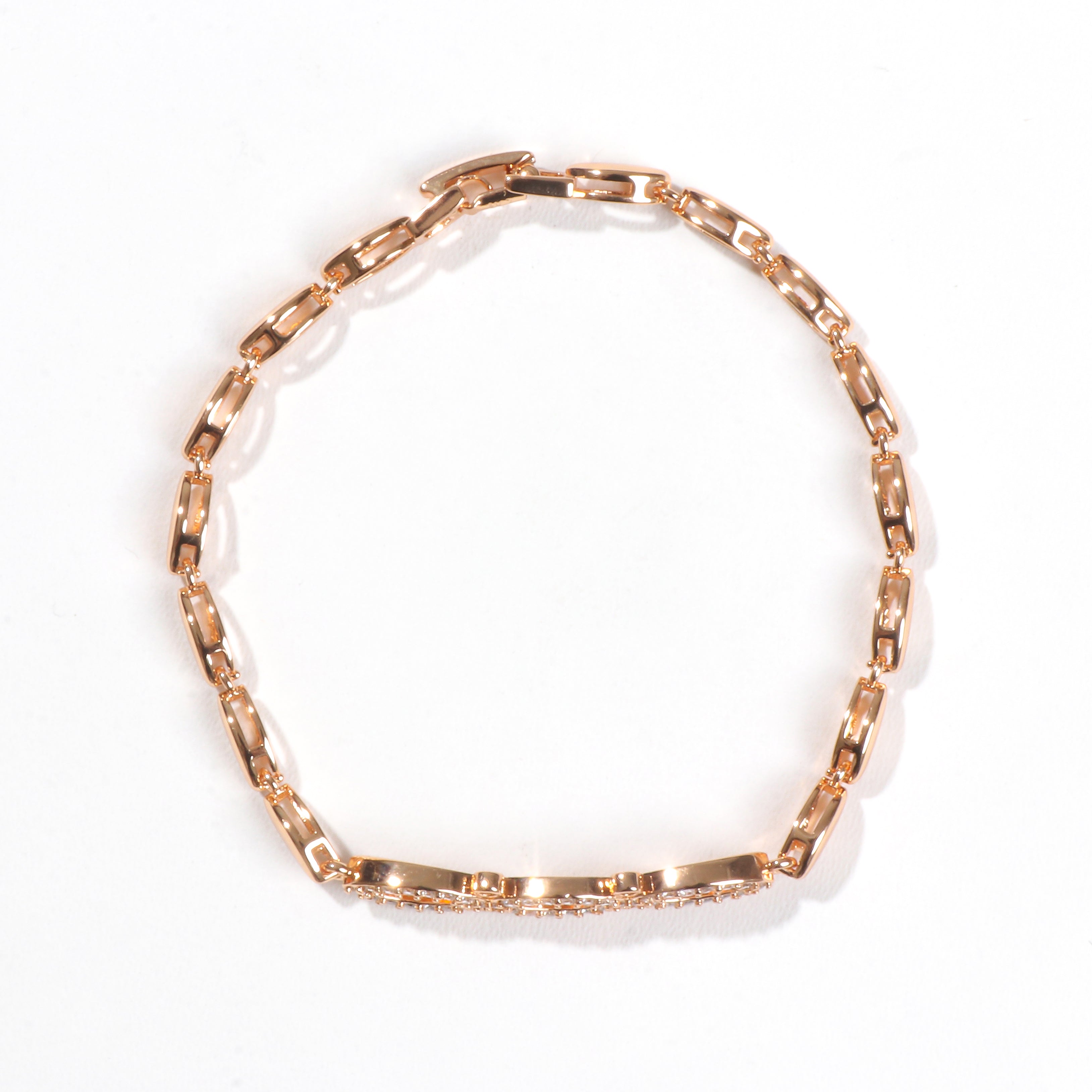 Rose Gold Infinity Bracelet