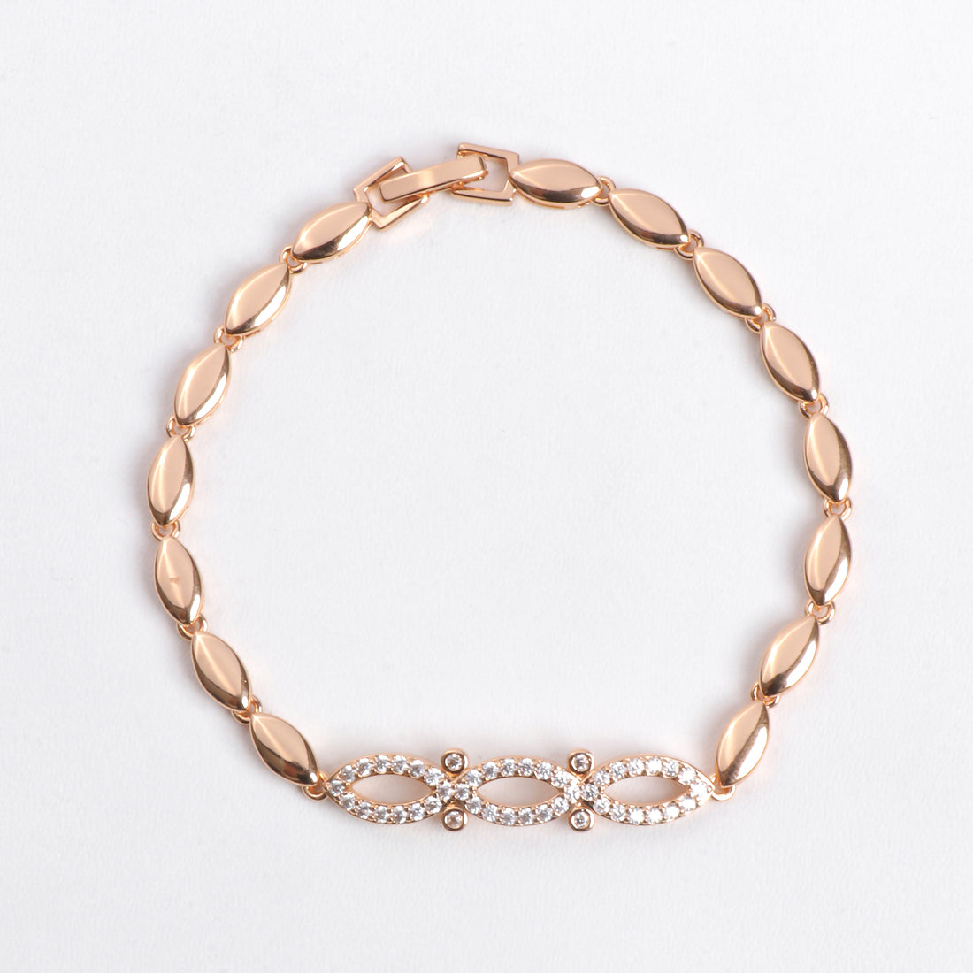 Rose Gold Infinity Bracelet