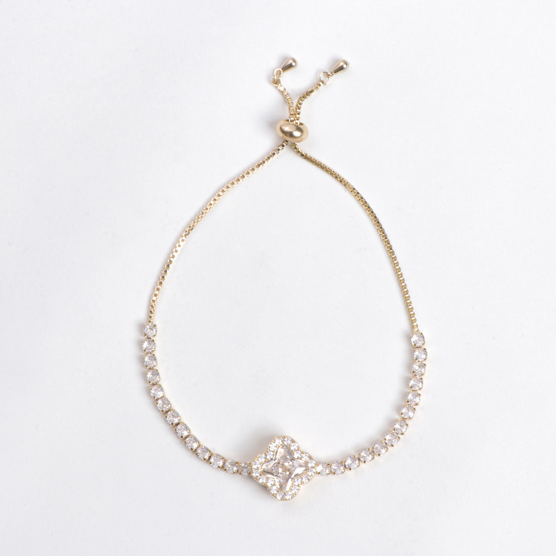 Clover Crystal Bracelet
