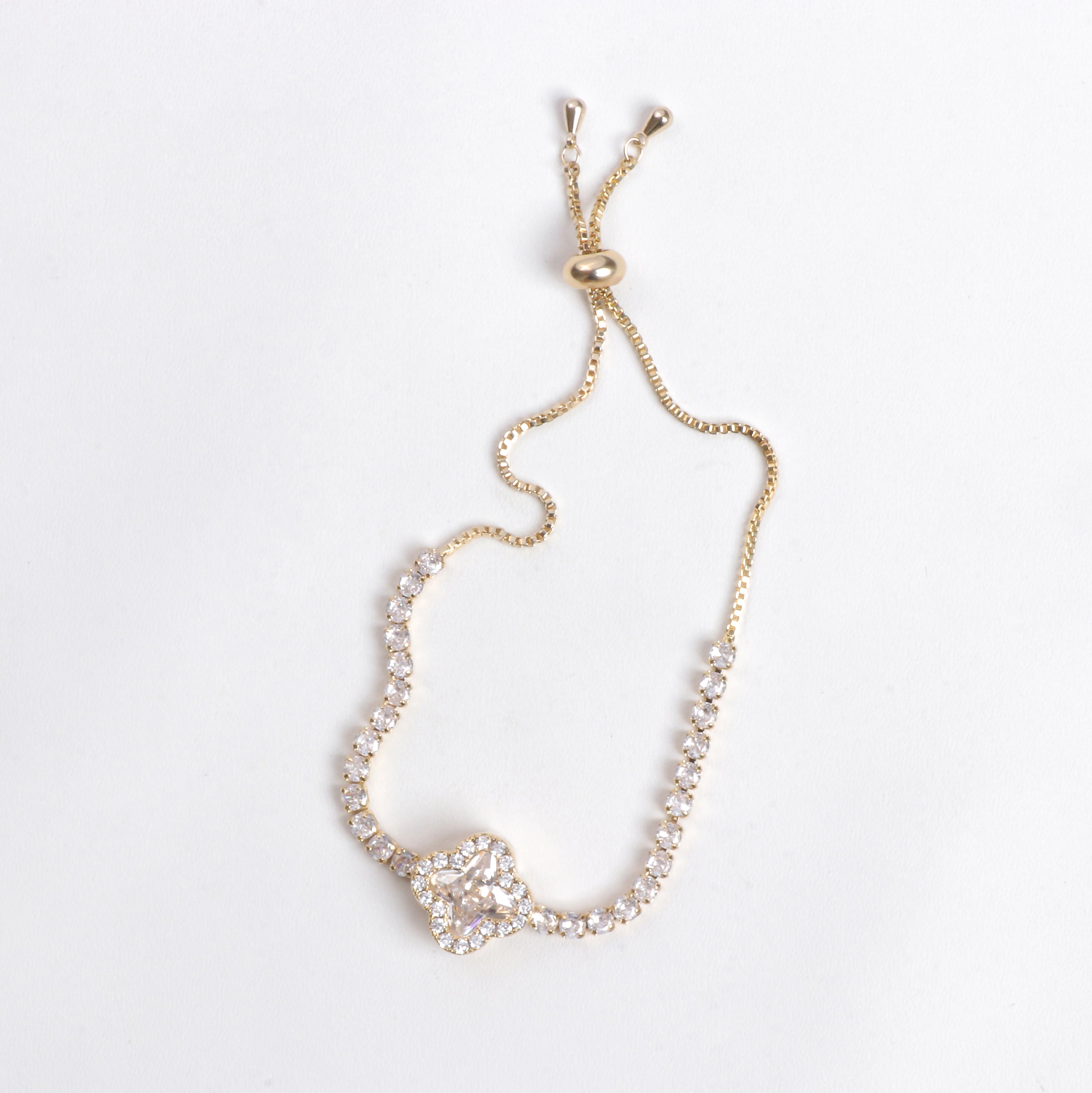 Clover Crystal Bracelet