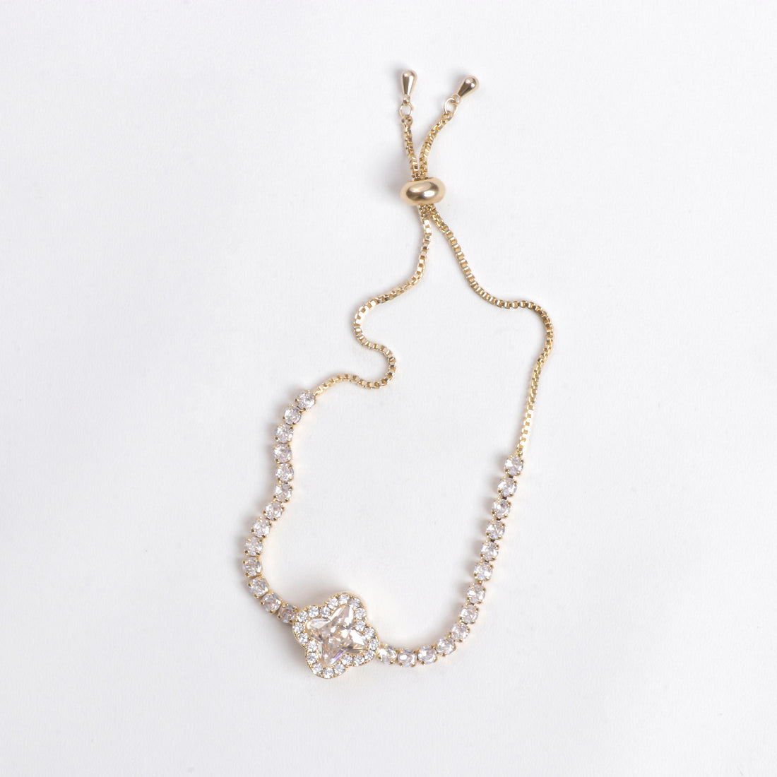 Clover Crystal Bracelet