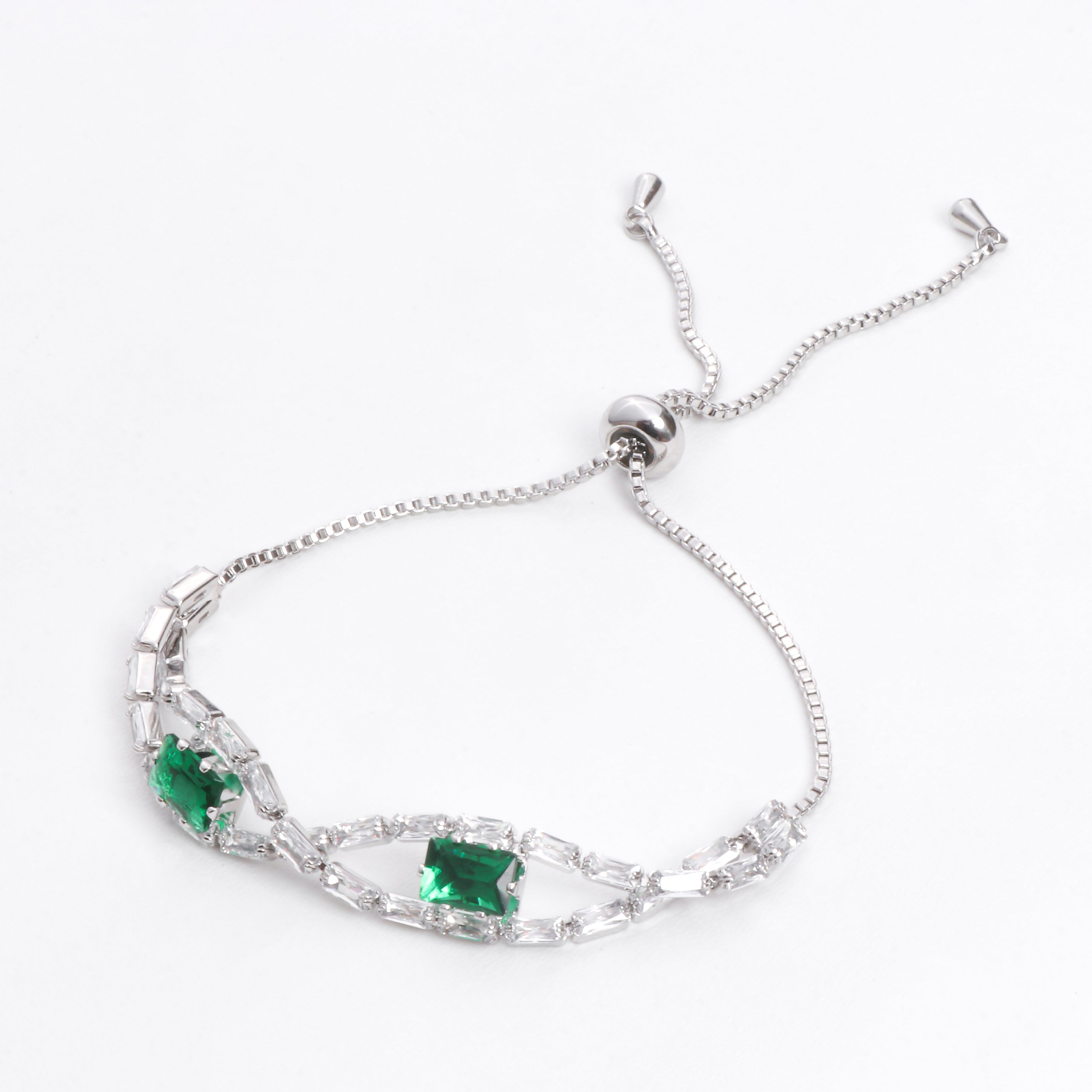 Emerald Glint Bracelet