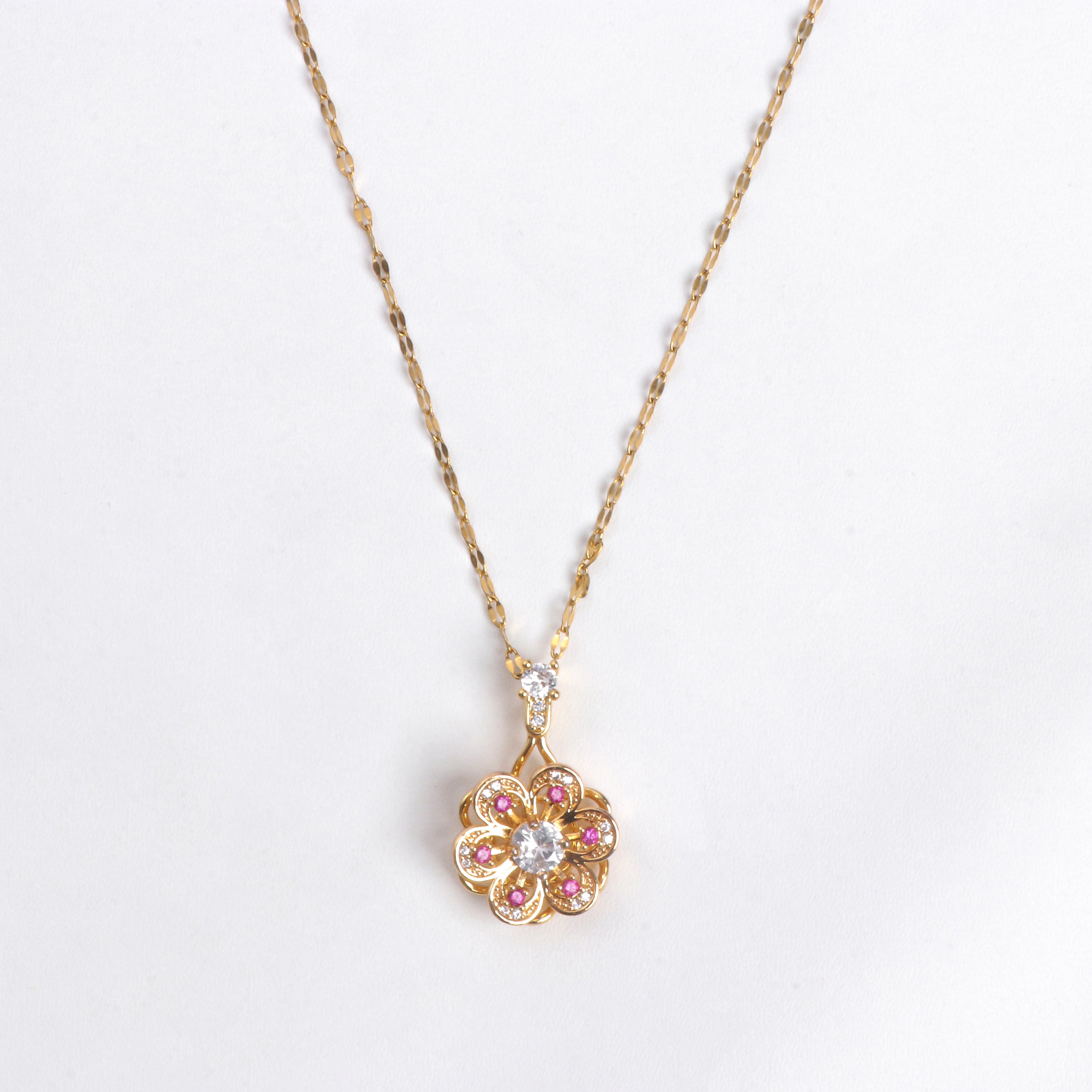 Rosabelle charm Necklace