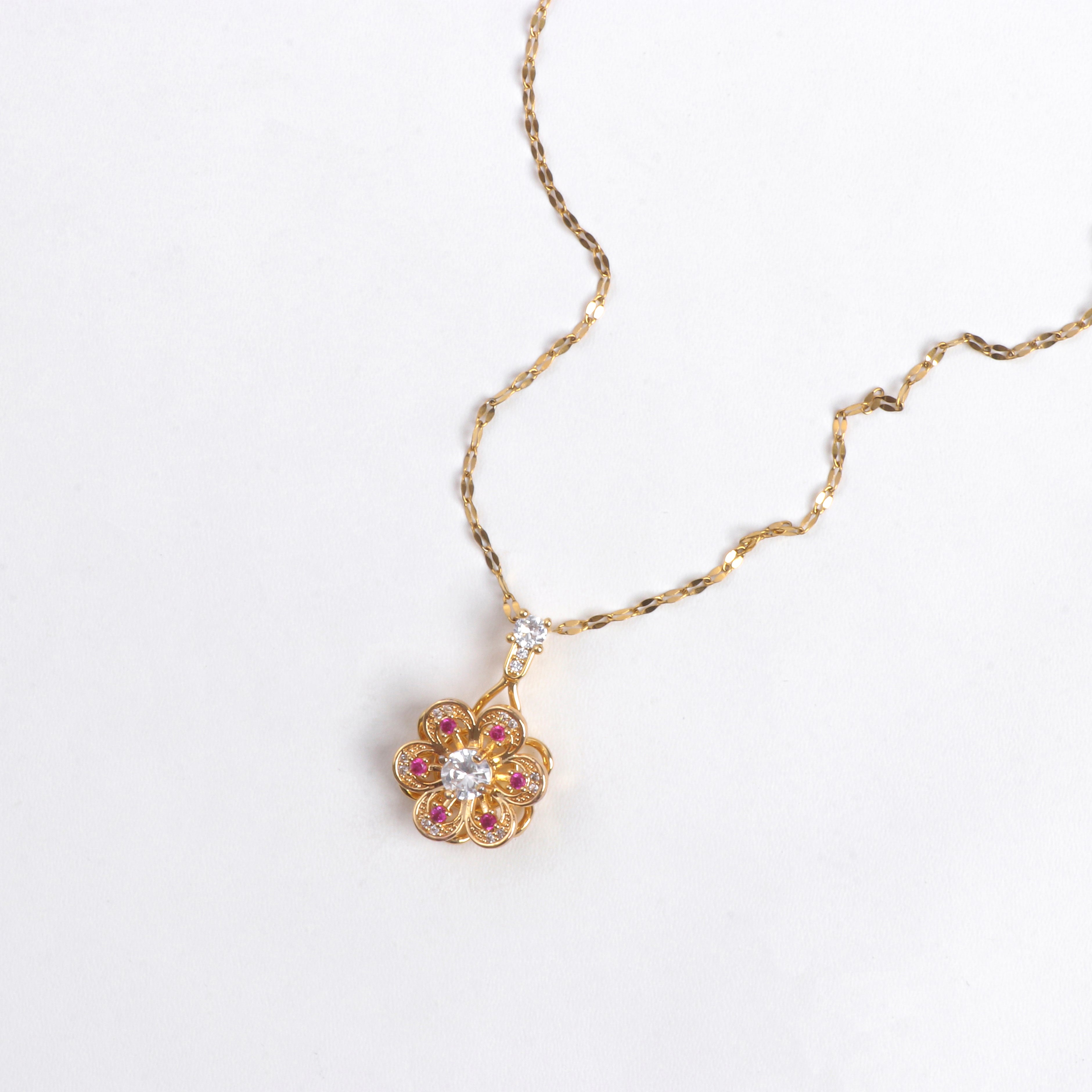 Rosabelle charm Necklace