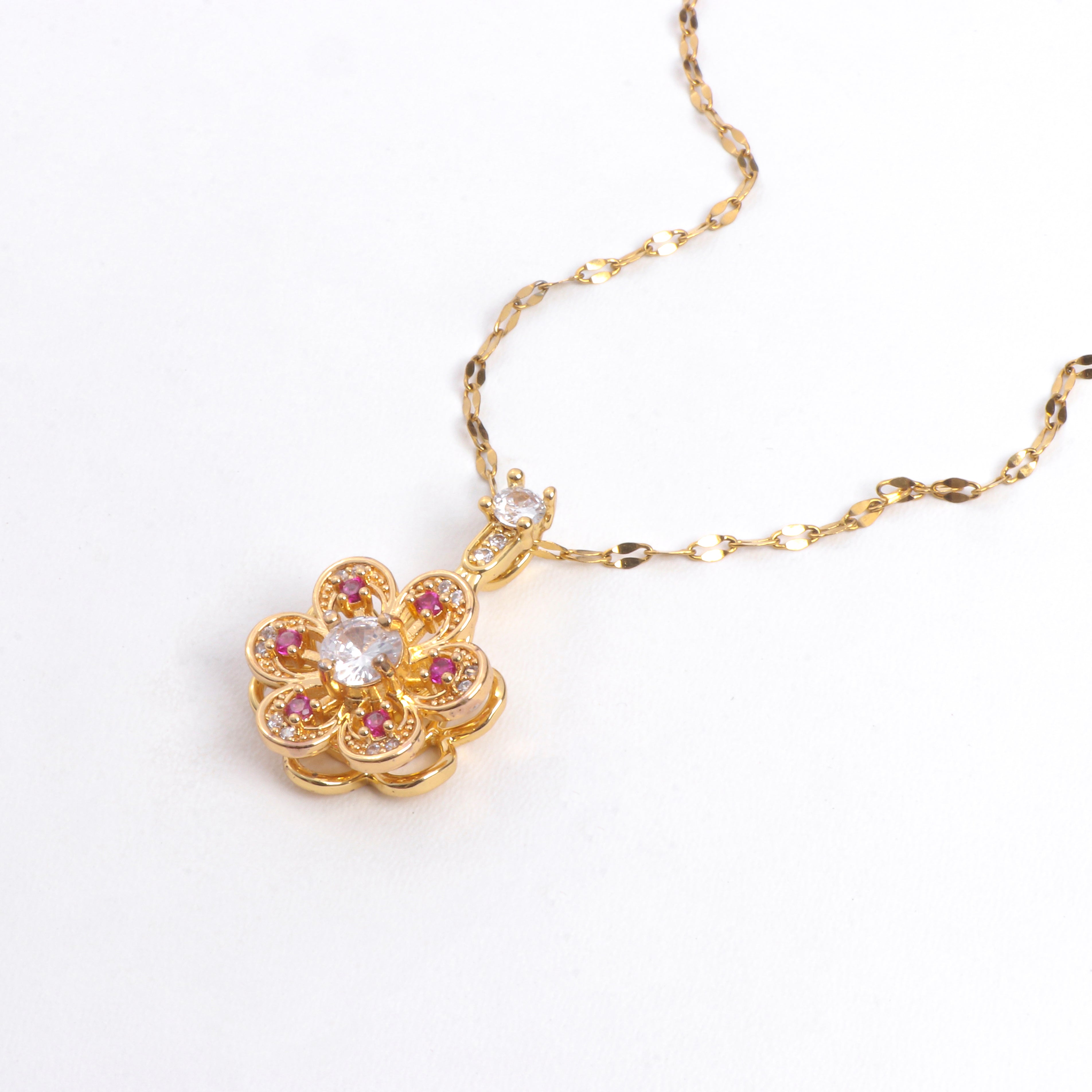 Rosabelle charm Necklace