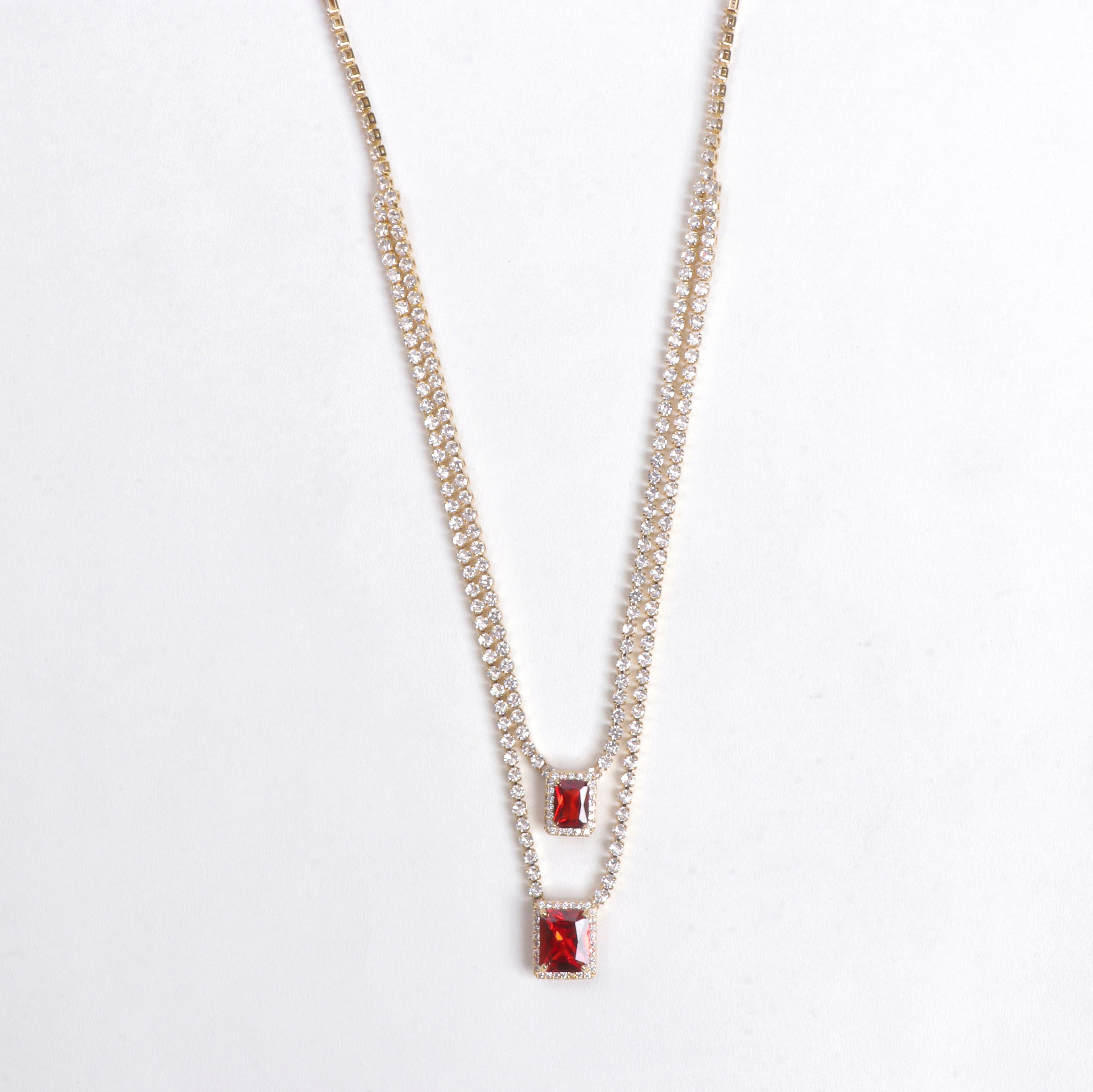 Crimson Gaze Necklace