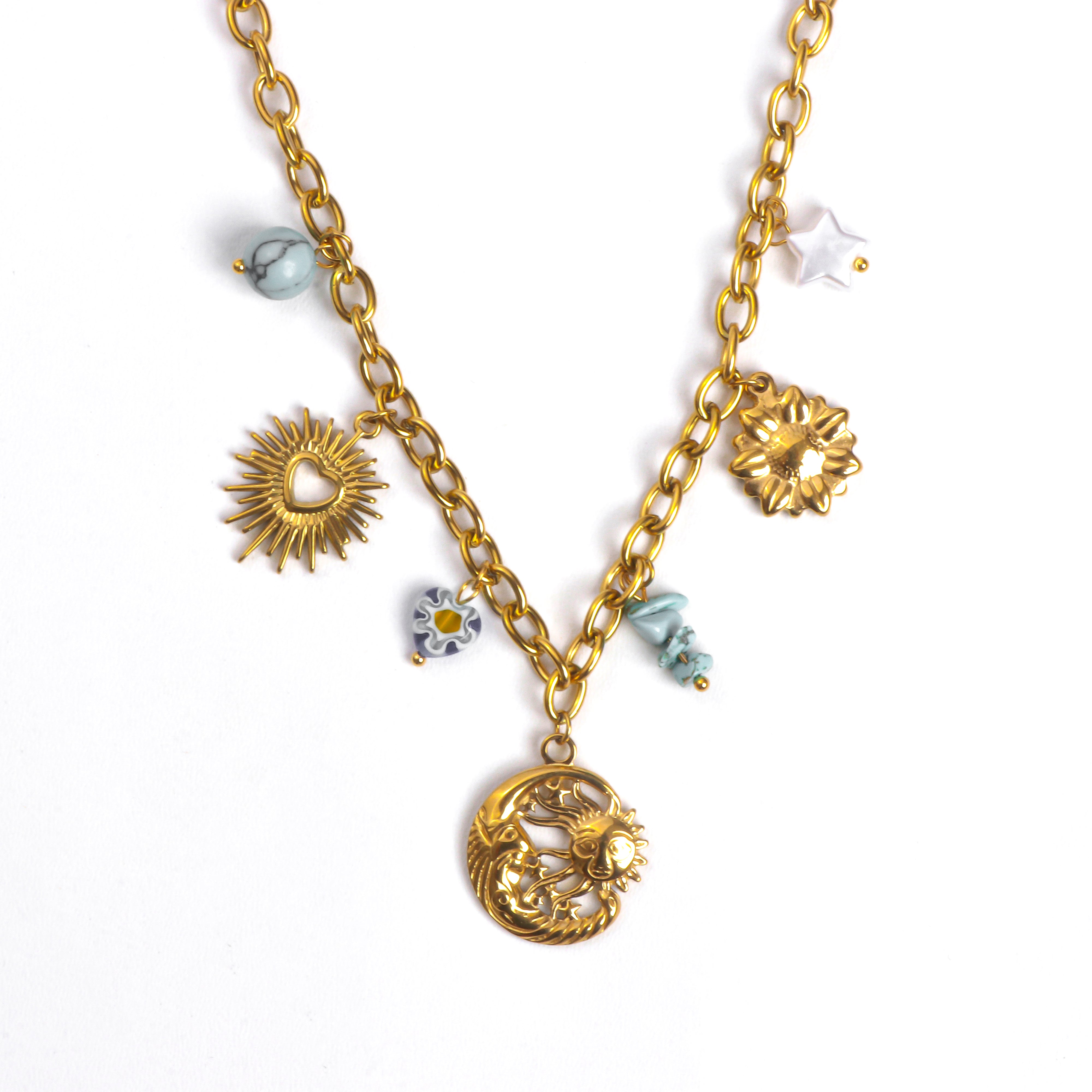 Ocean Whimsy Charm Necklace