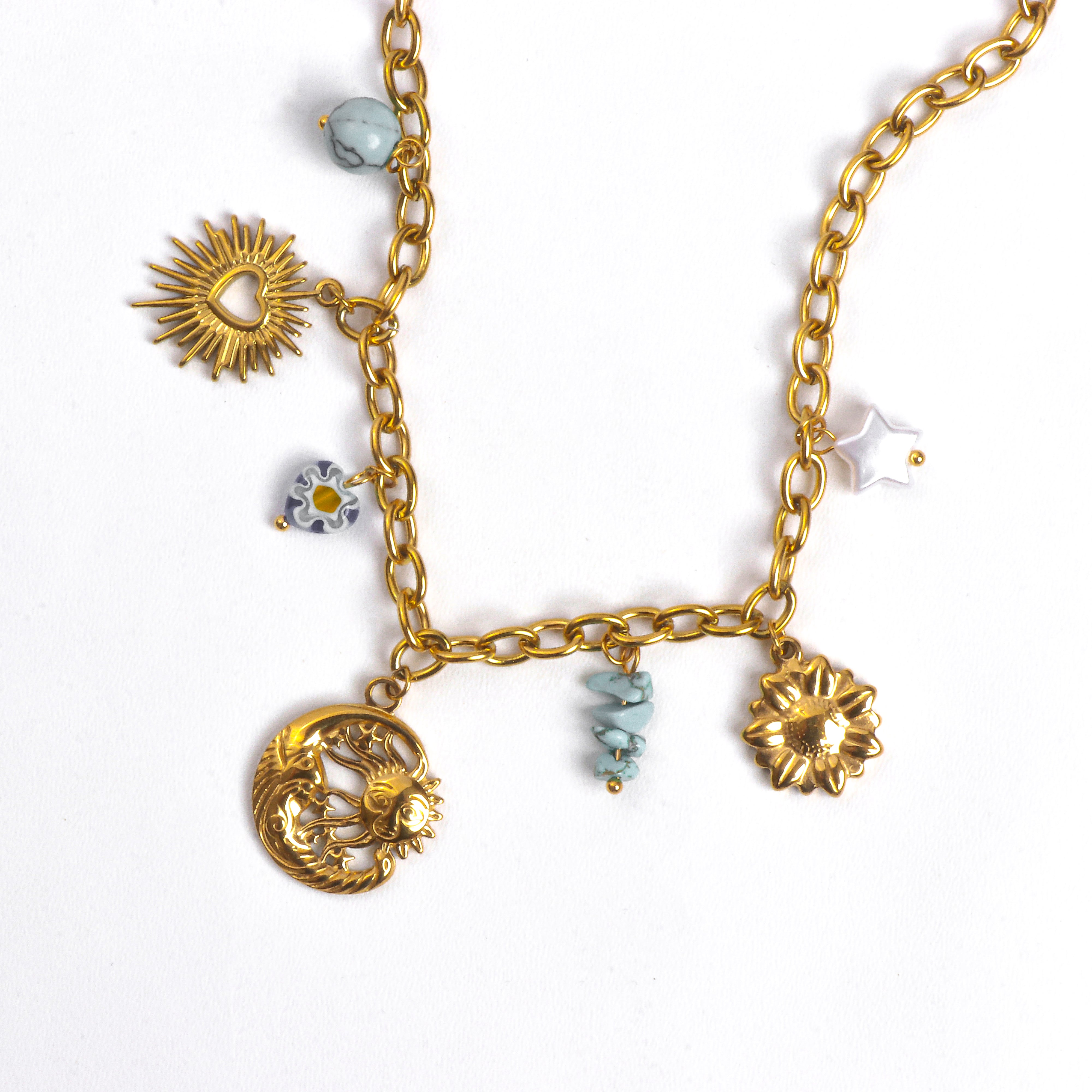 Ocean Whimsy Charm Necklace