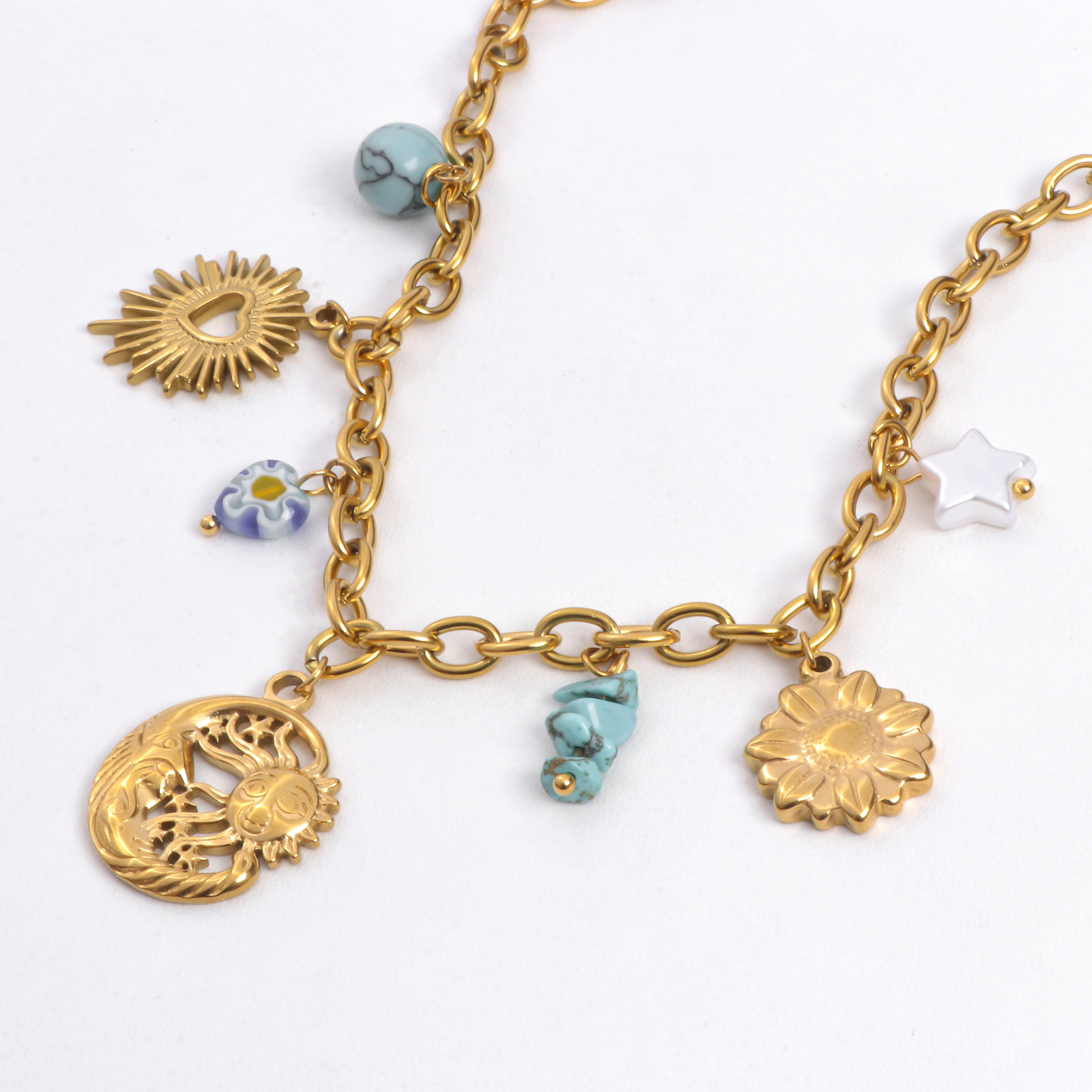 Ocean Whimsy Charm Necklace
