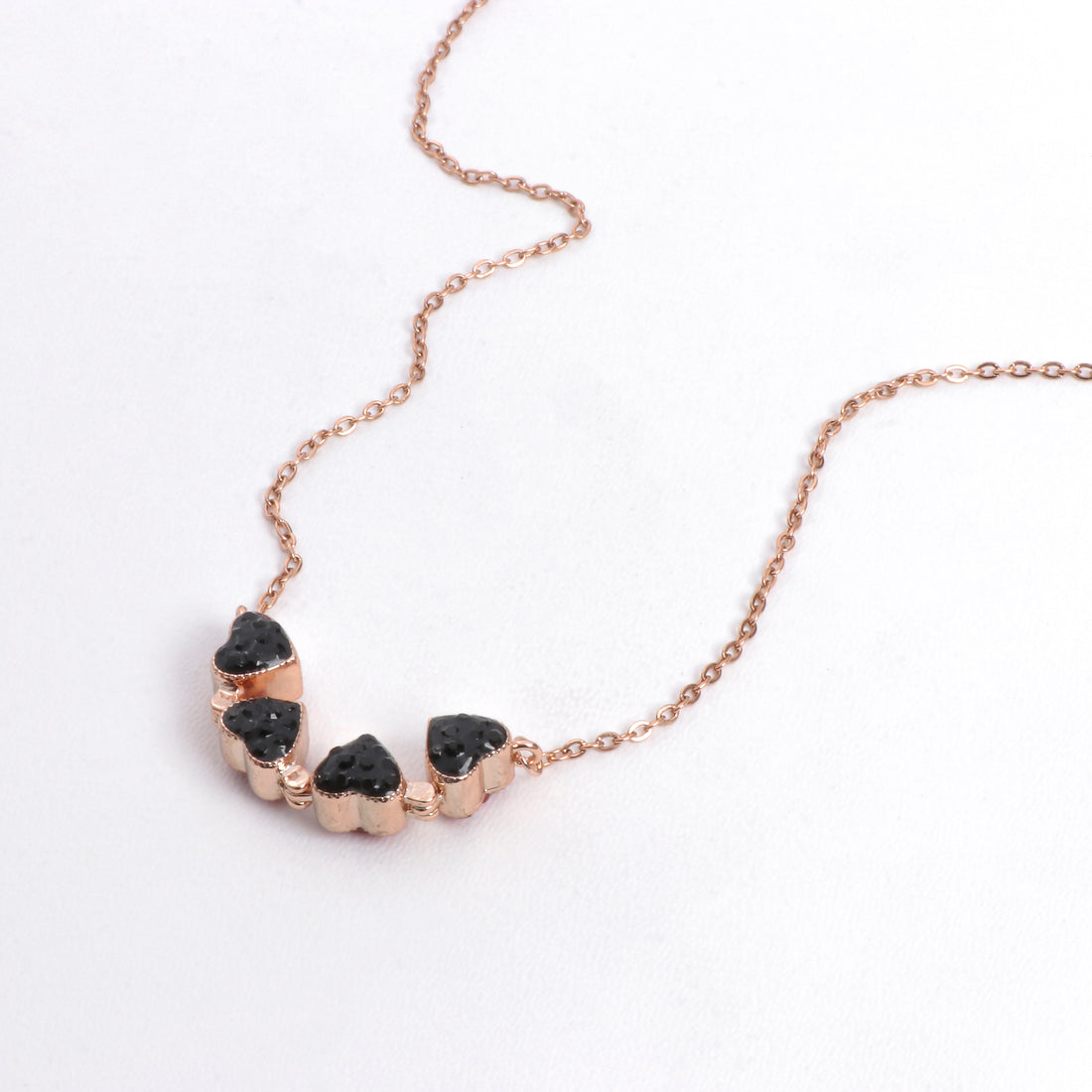Black & Red Noir Reversible Necklace