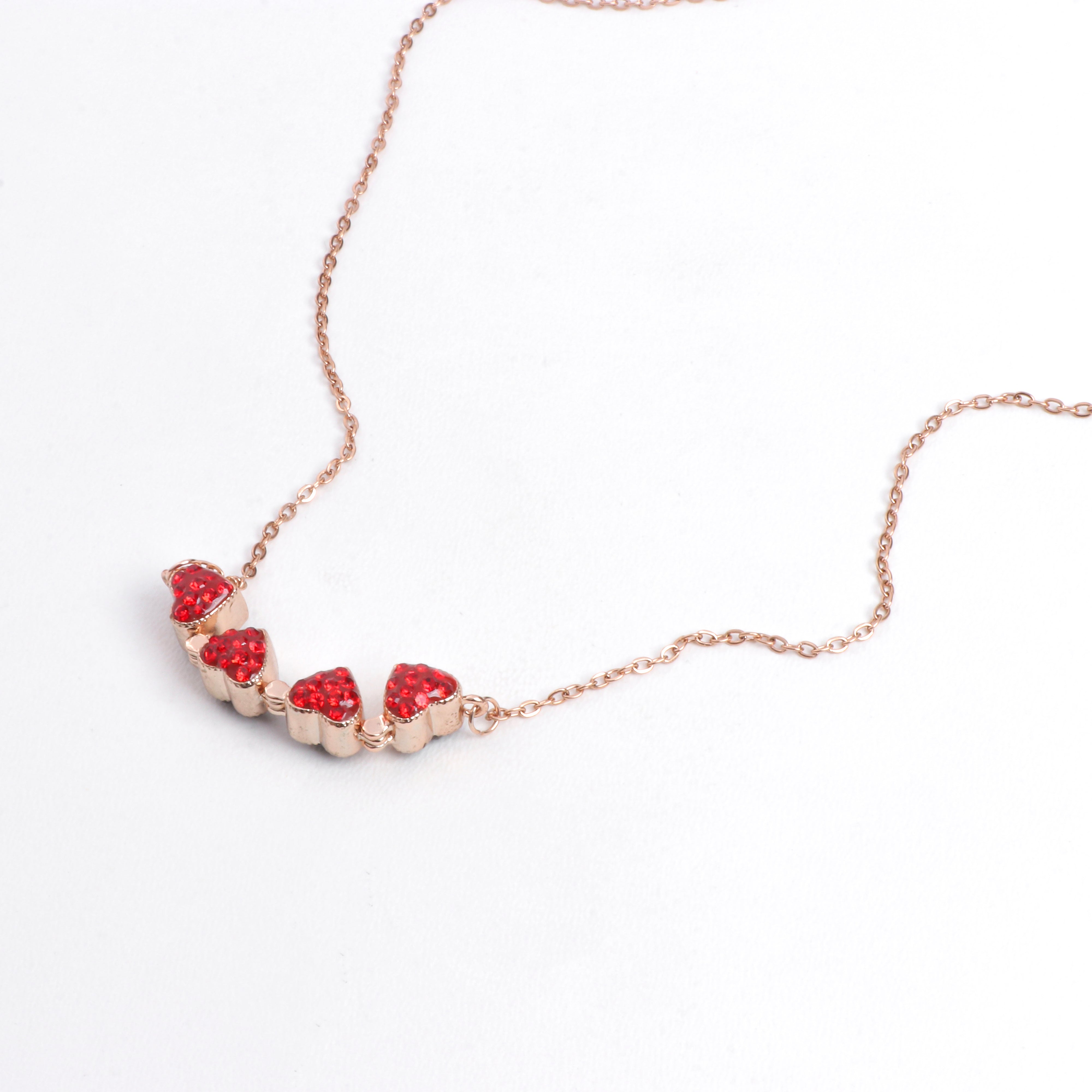 Black & Red Noir Reversible Necklace