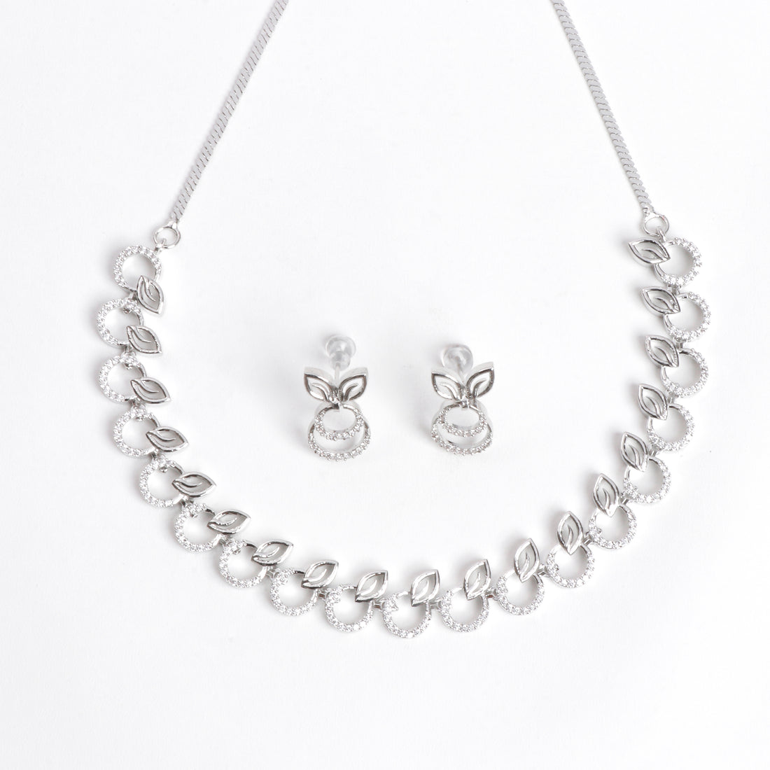 Leaf Whisper Necklace Set