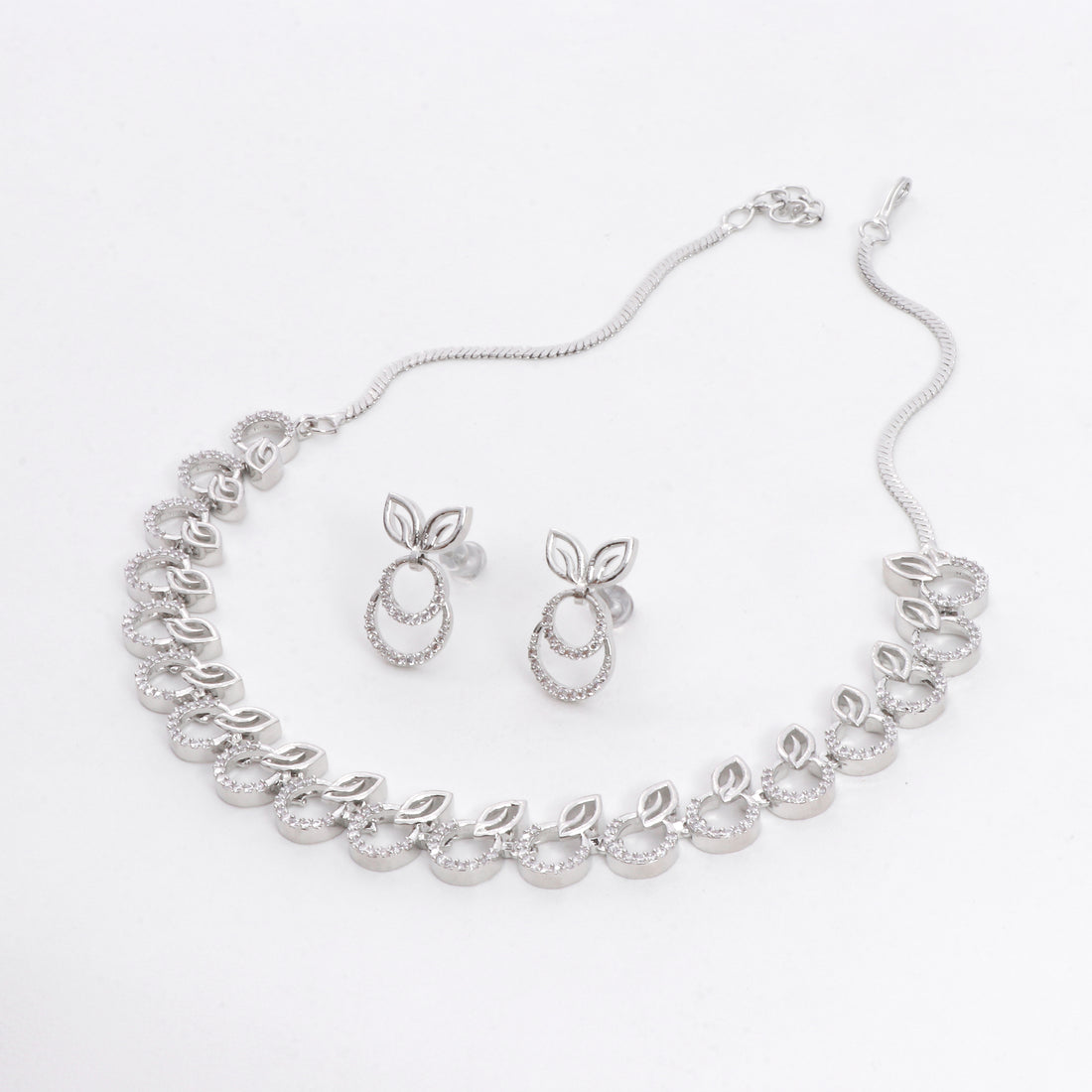 Leaf Whisper Necklace Set