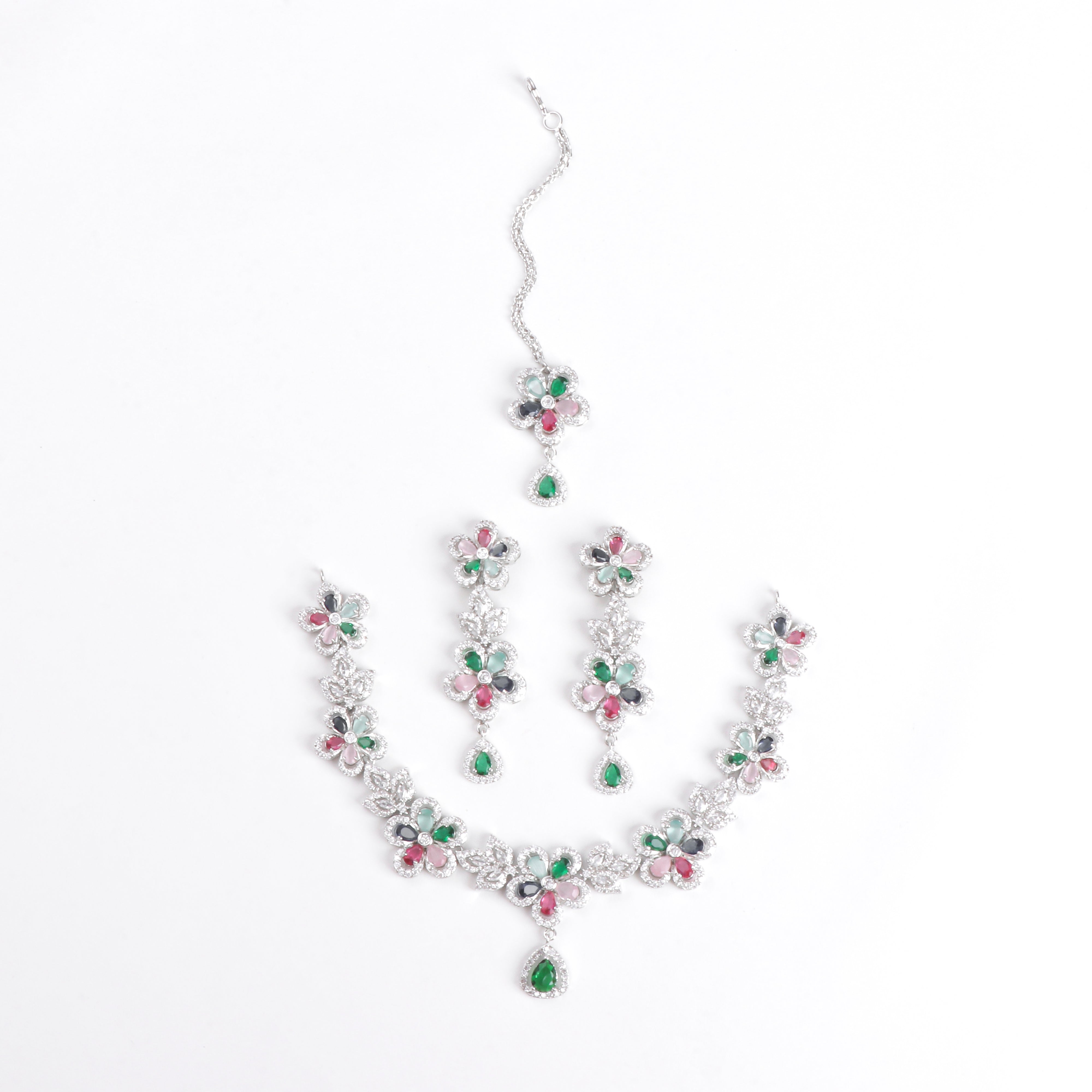 Emerald flower Royale Set