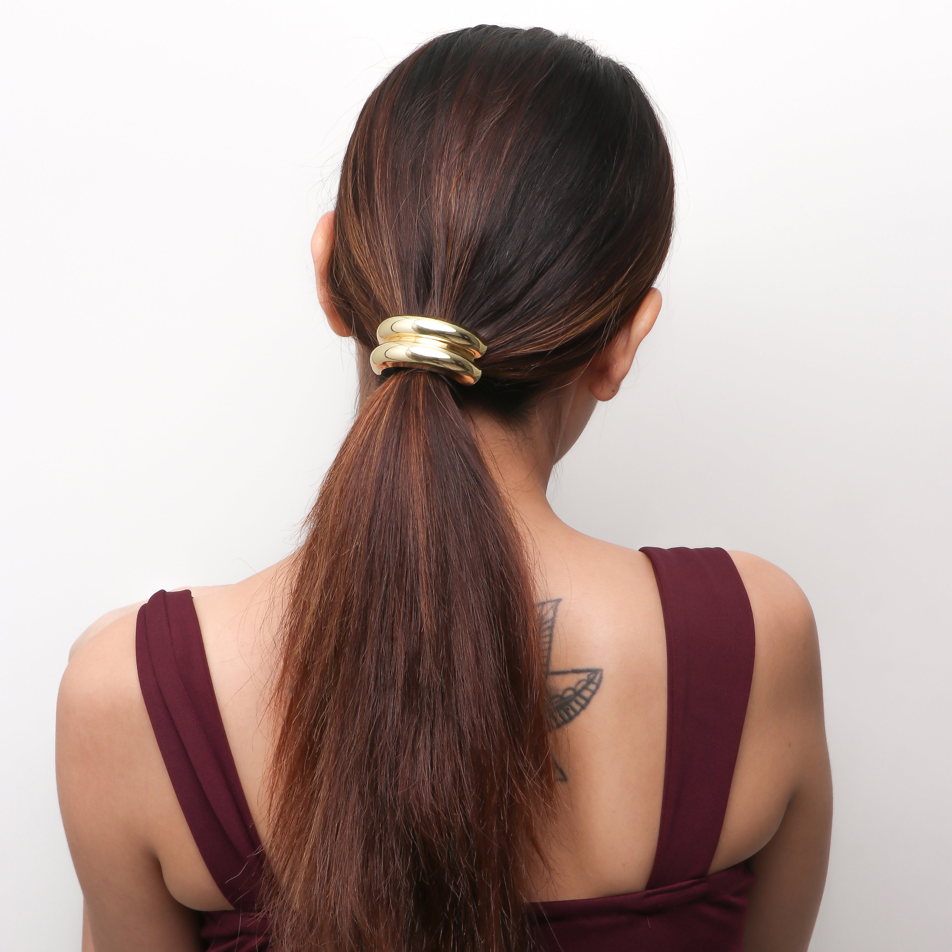 Golden Crescent Hair Tie