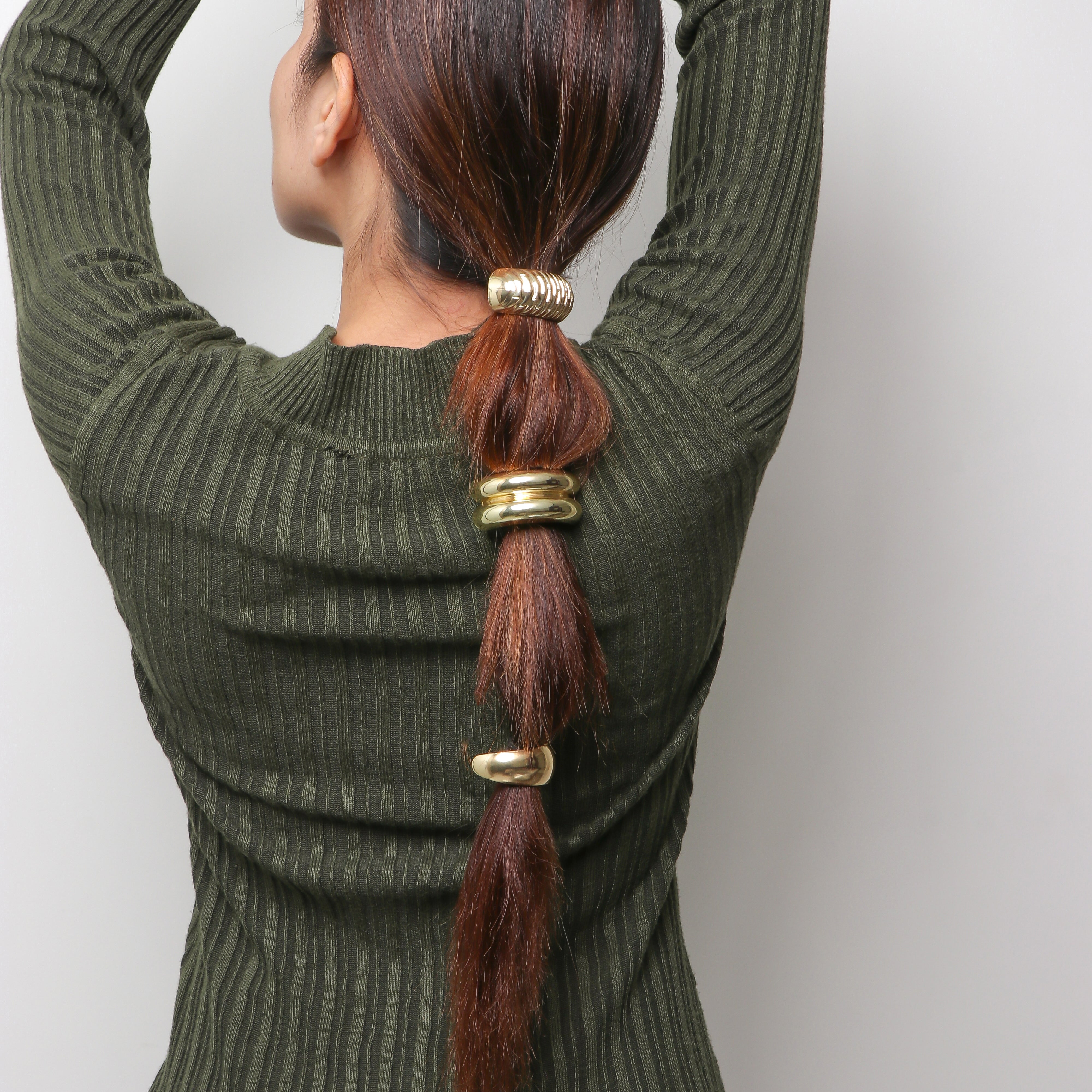 Golden Ripple Hair Tie