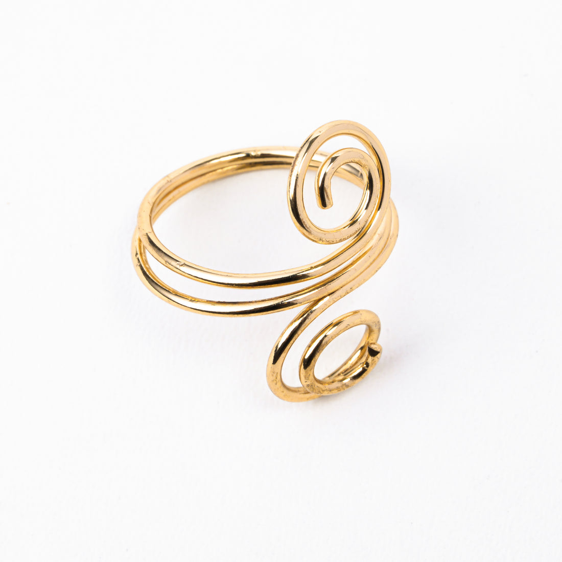 Golden Spiral Statement Hand Cuff