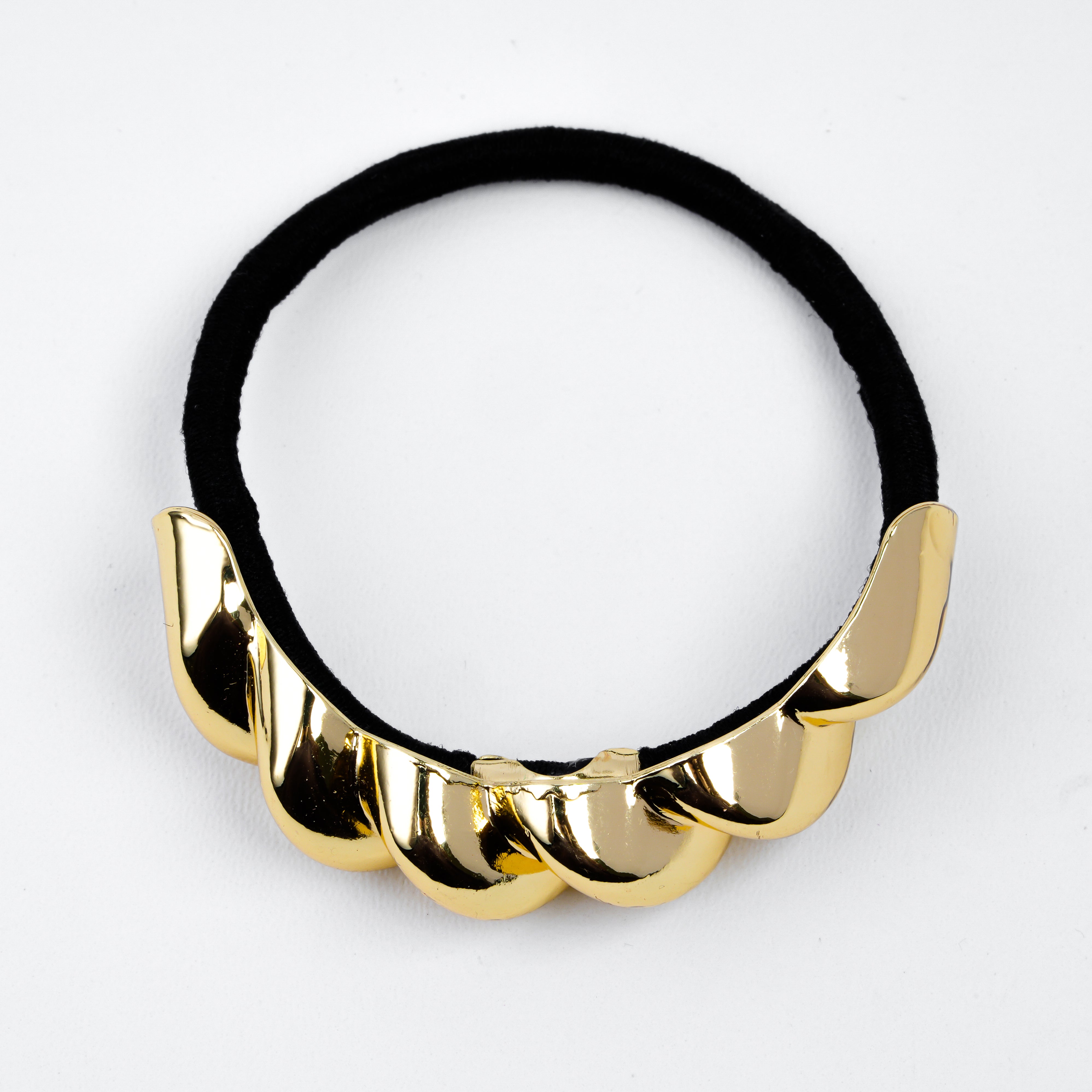 Golden Twist Hair Tie