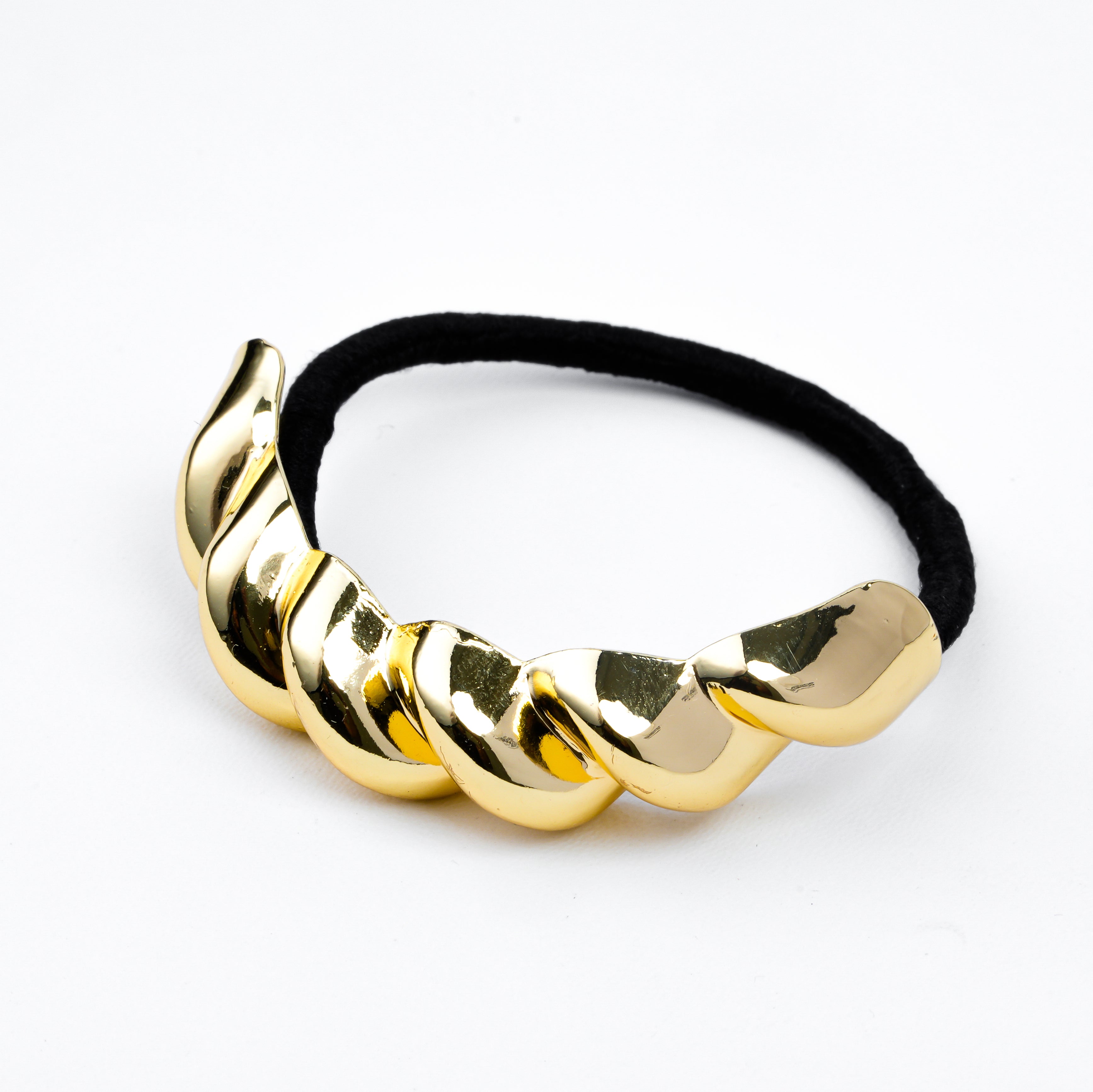 Golden Twist Hair Tie