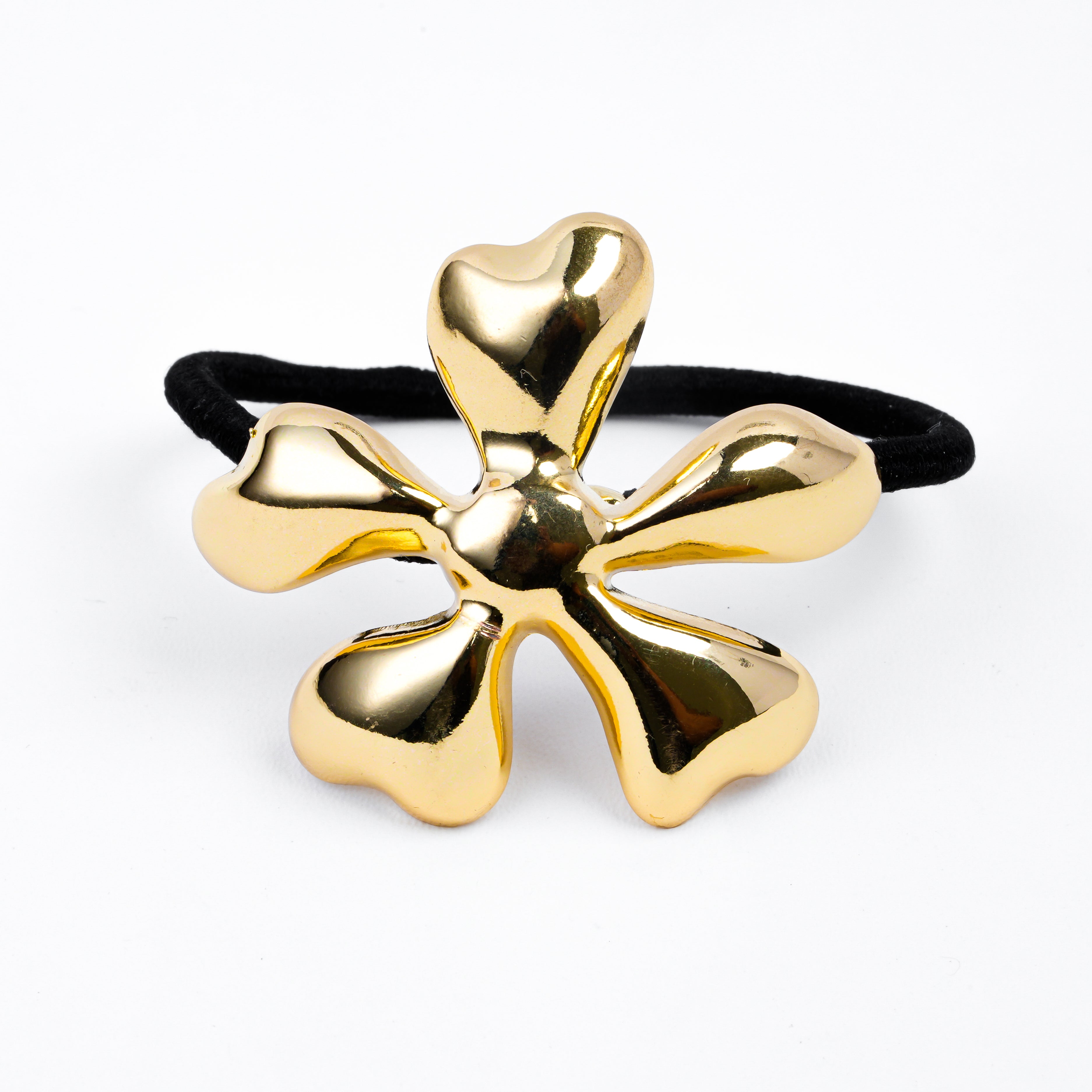 Gleaming Petal Ponytail Tie